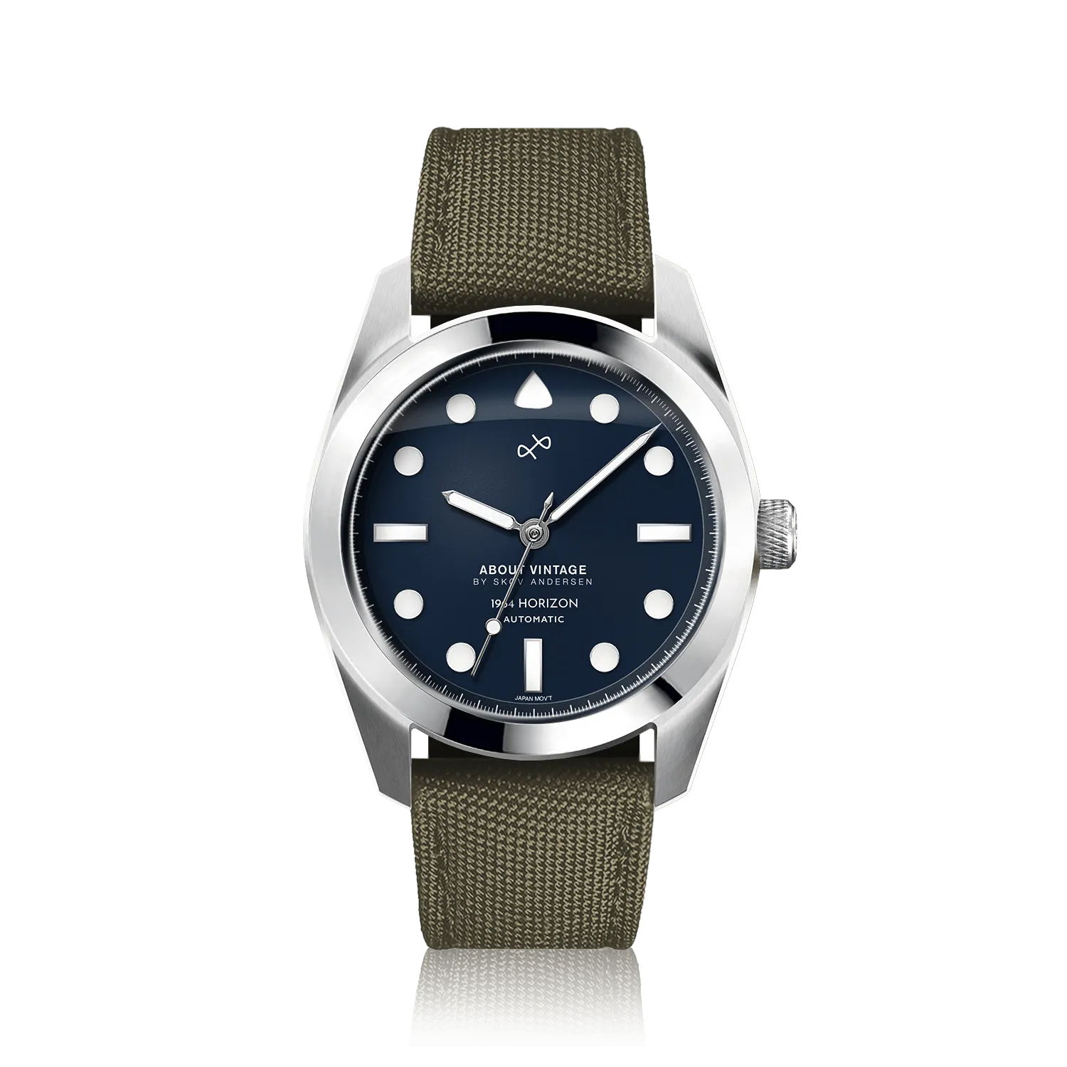 1964 Horizon Automatic. Steel / Matte Blue