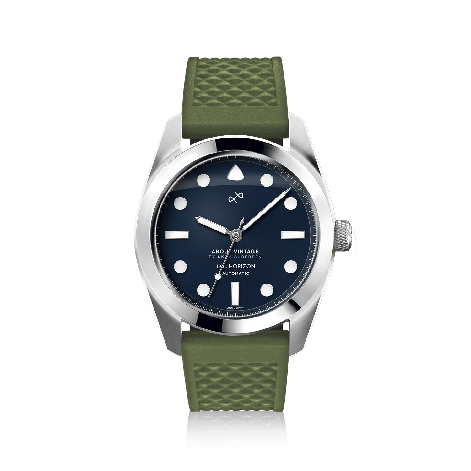 1964 Horizon Automatic. Steel / Matte Blue
