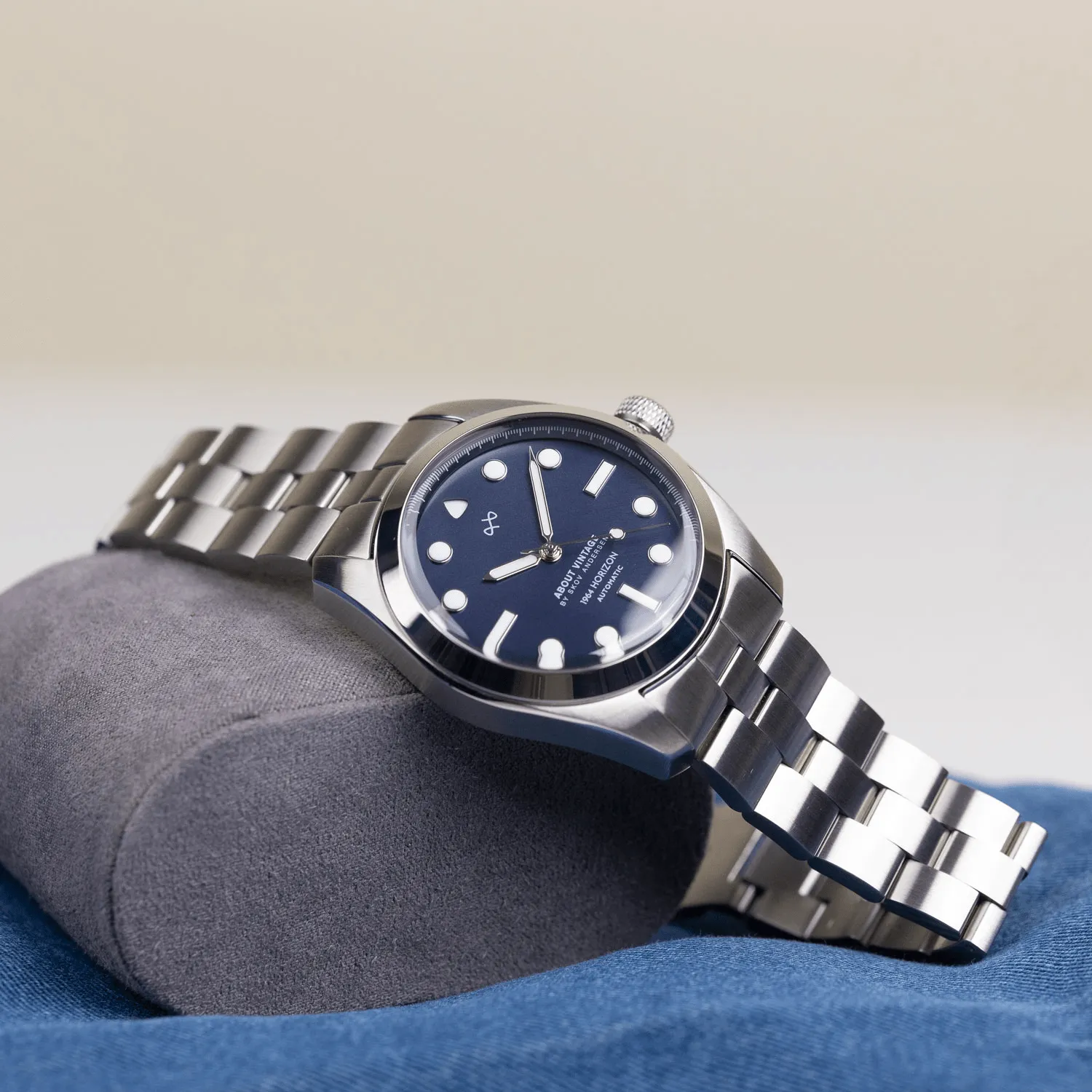 1964 Horizon Automatic. Steel / Matte Blue