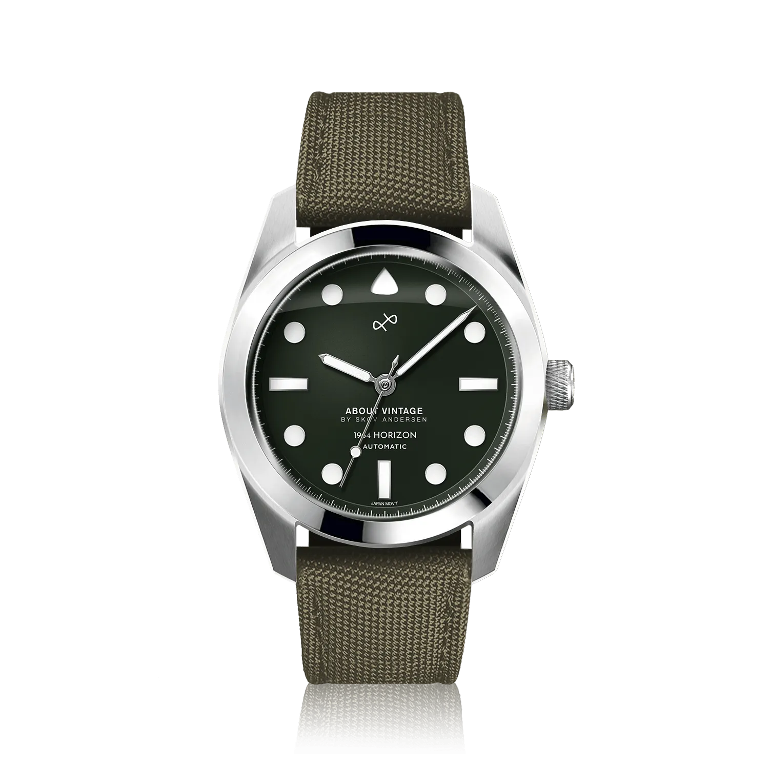 1964 Horizon Automatic. Steel / Matte Green