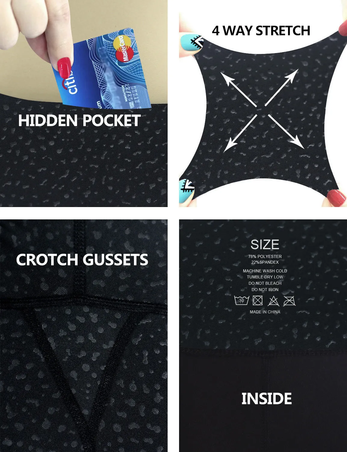 22" inseam 3D Printed Golf Pants LEOPARD_Golf