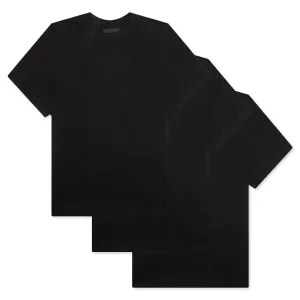 3-Pack Essential Tee - Black