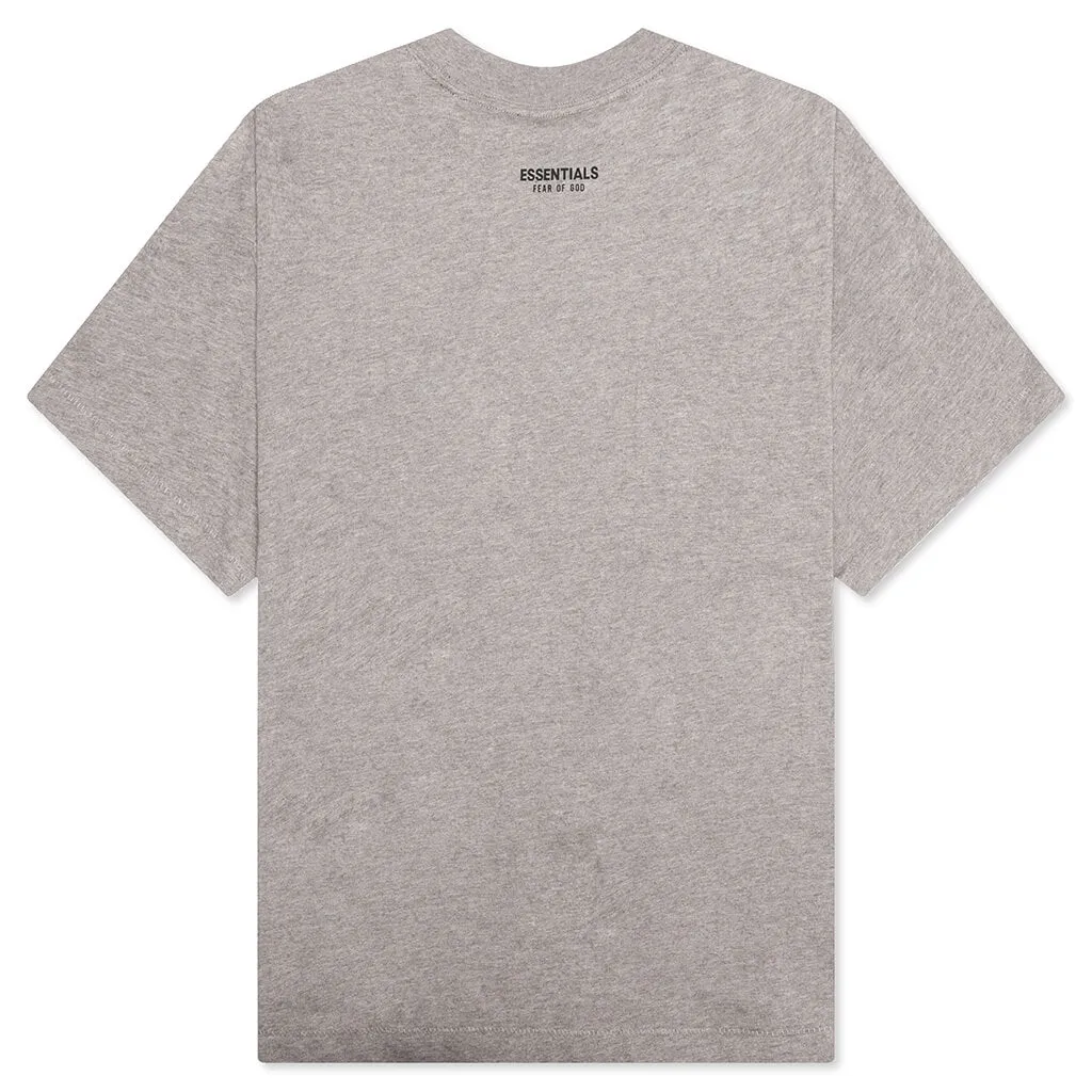 3 Pack Essential Tee - Heather Gray