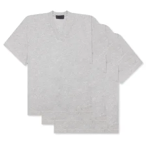 3-Pack Essential V-Neck Tee - Dark Heather