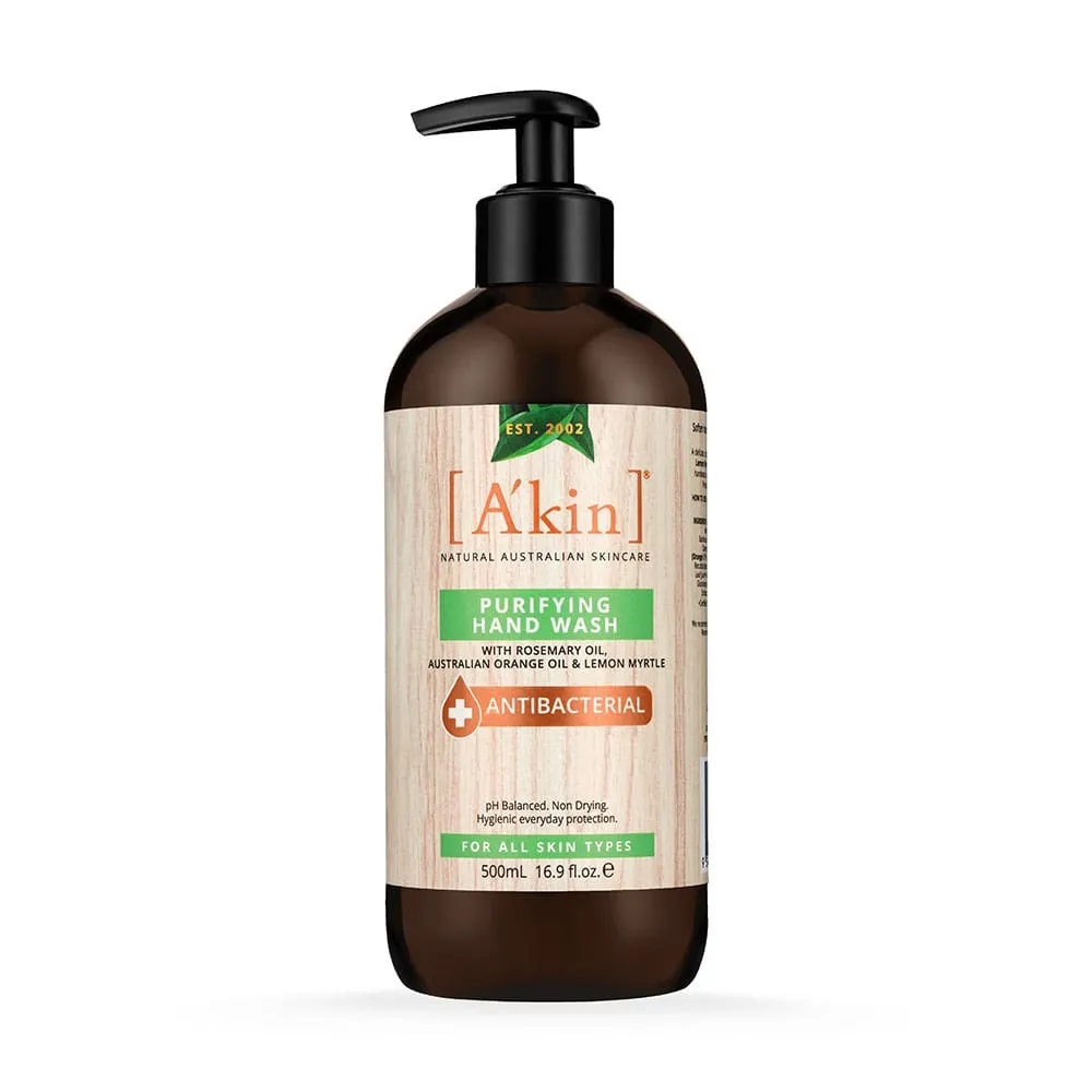 A'Kin Purifying Hand Wash Antibacterial 500ml