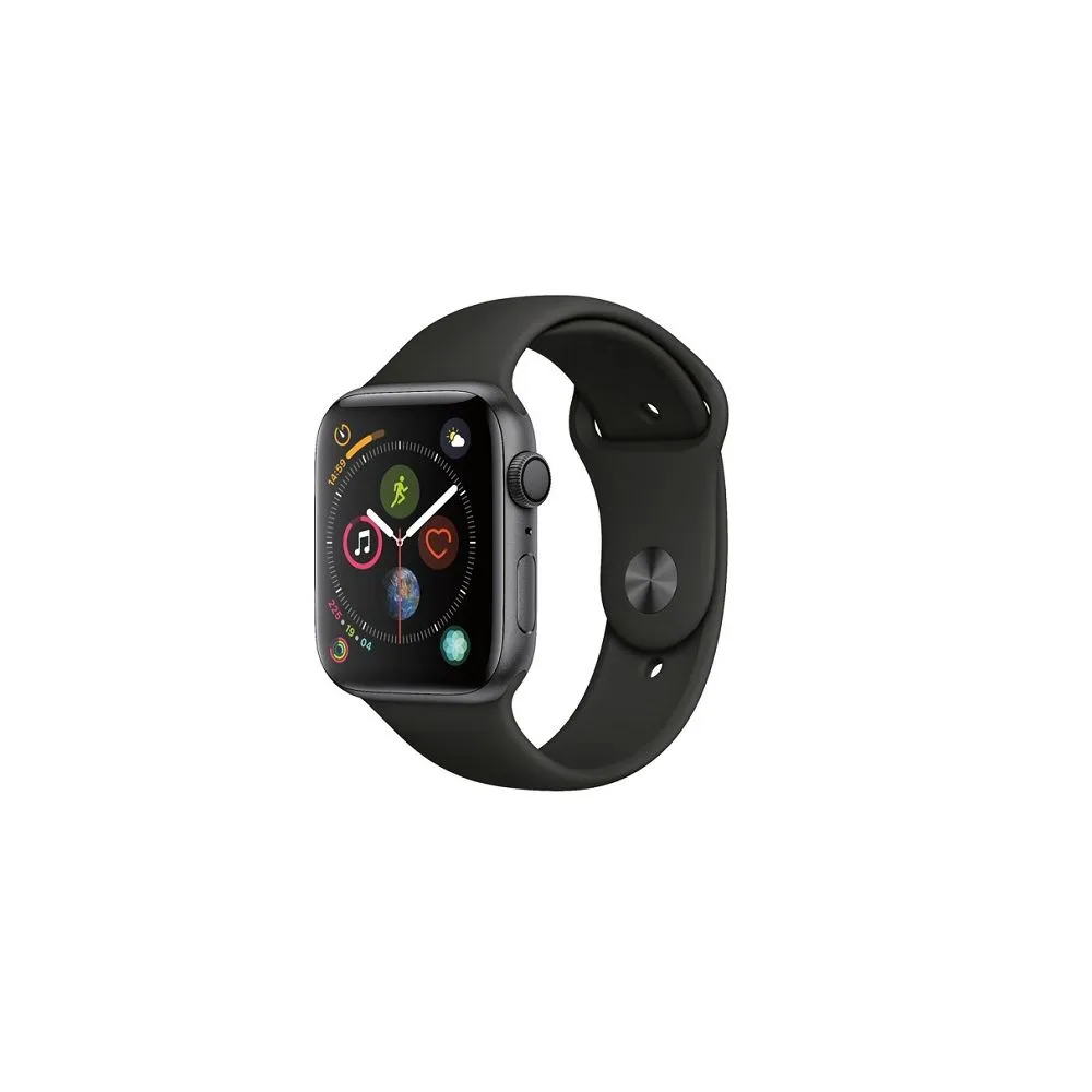 Apple Watch Gen 4 Series 4 44mm Space Gray Aluminum - Black Sport Band 3E068LL/A