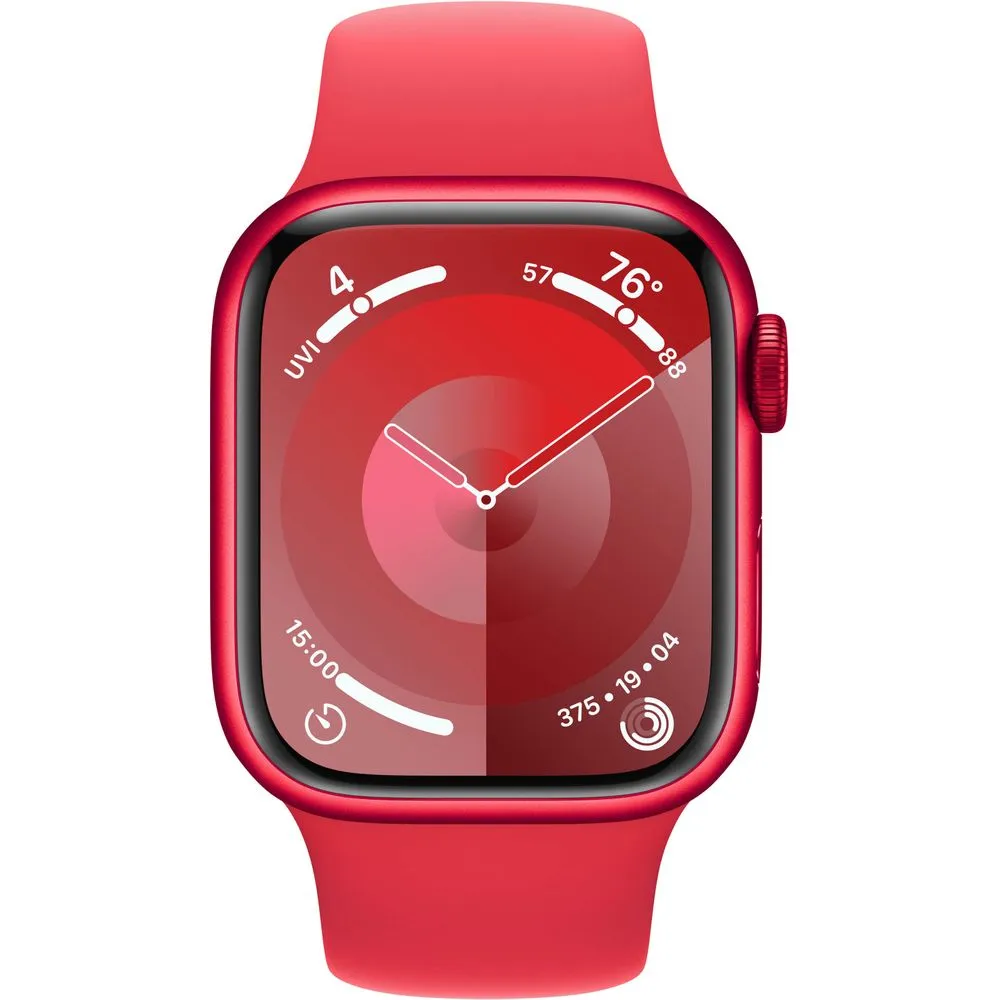 Apple Watch Gen 9 Series 9 Cell 41mm (PRODUCT)RED Aluminum - (PRODUCT)RED Sport Band MRY63LW/A