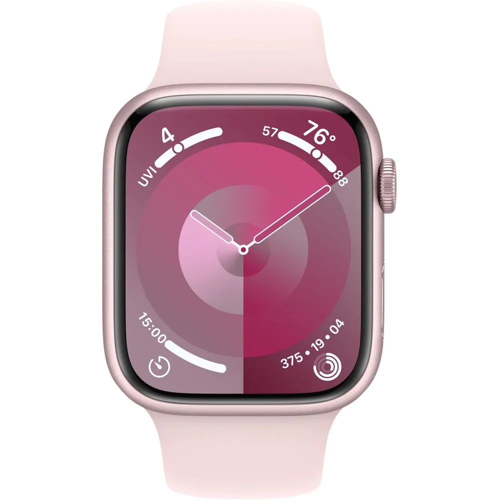 Apple Watch Gen 9 Series 9 Cell 45mm Pink Aluminum - Light Pink Sport Band MRMK3LW/A