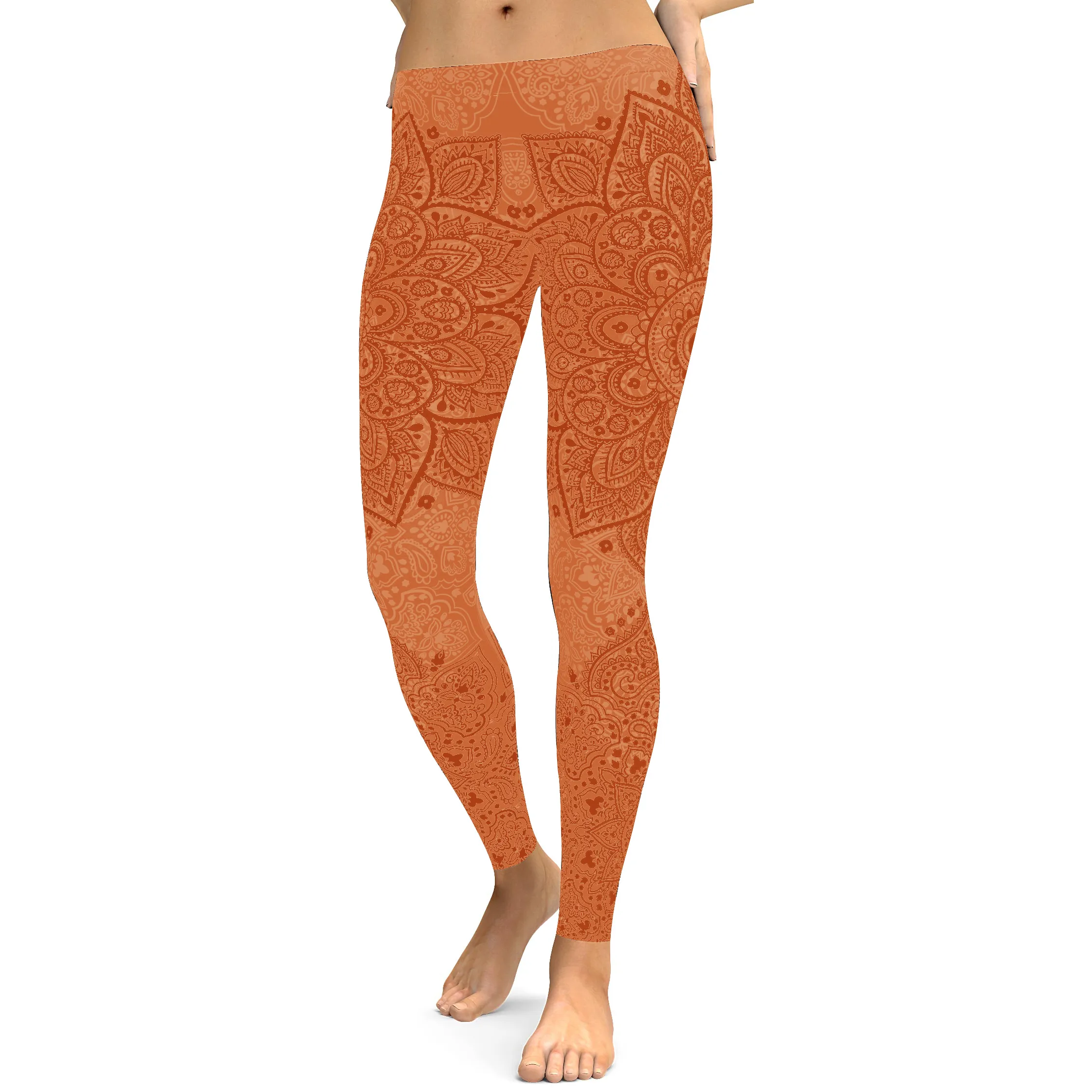 Apricot Mandala Leggings