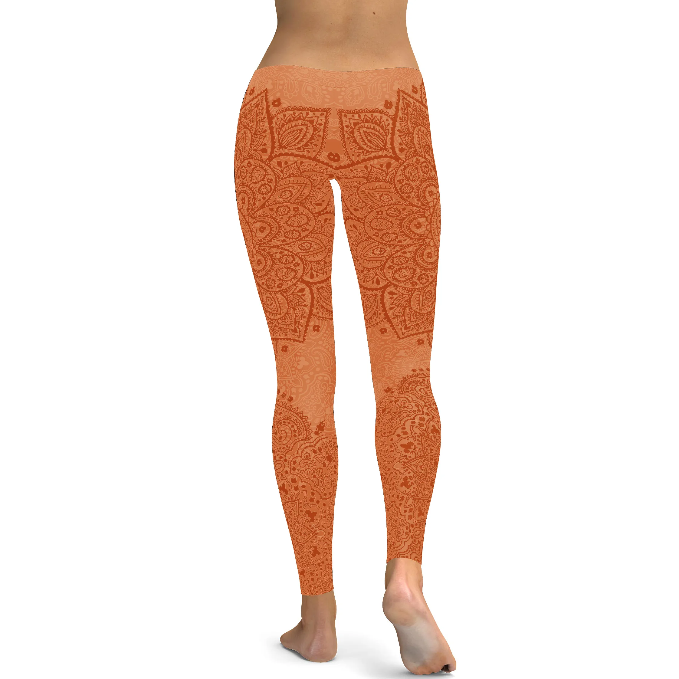 Apricot Mandala Leggings