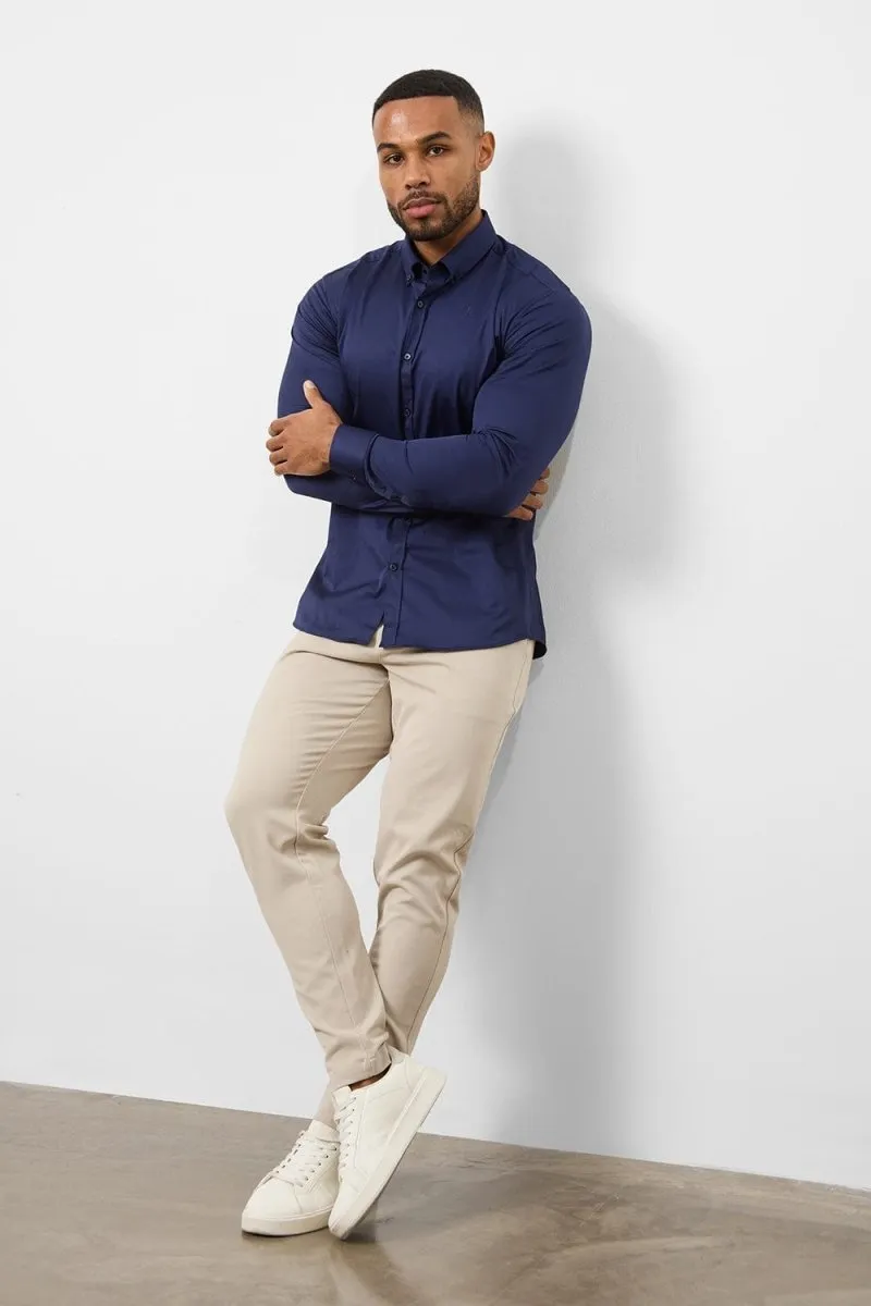 Athletic Fit Signature Shirt 2.0 in French Navy
