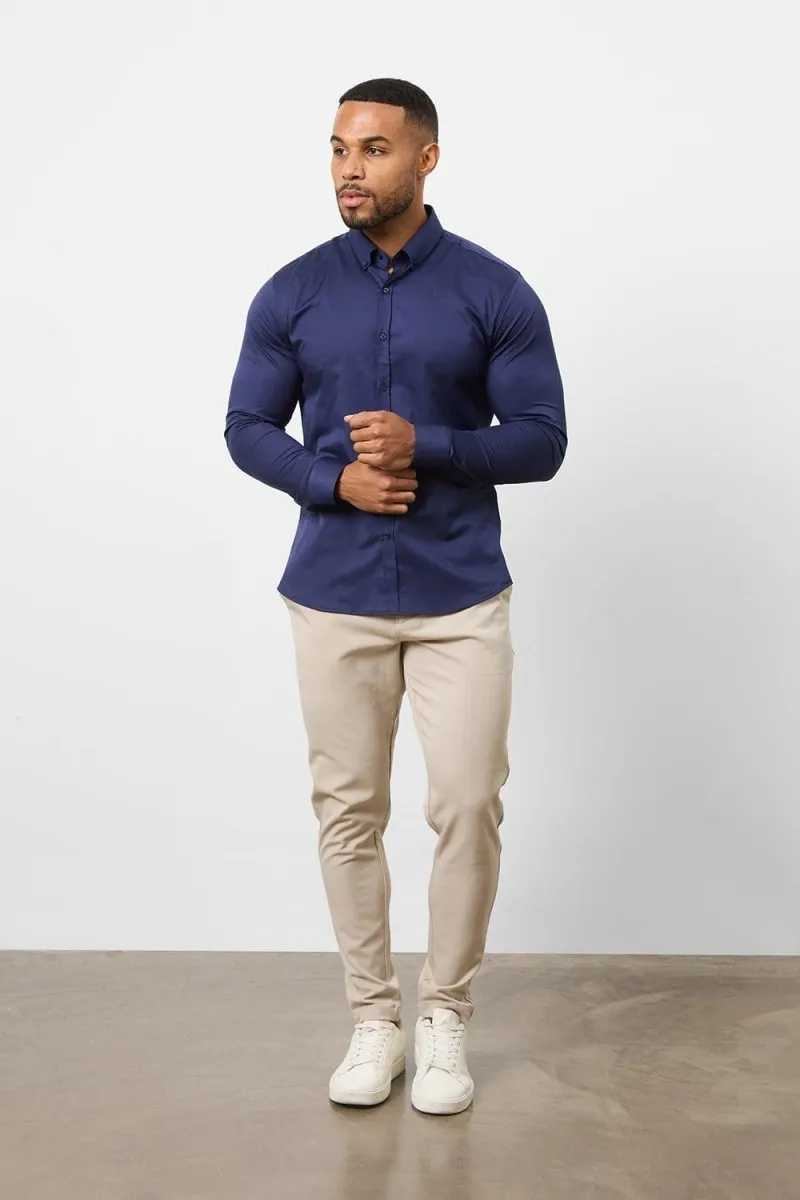 Athletic Fit Signature Shirt 2.0 in French Navy