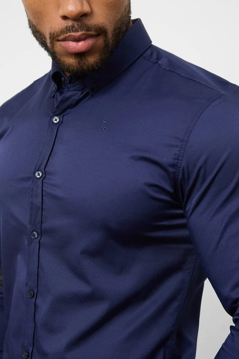 Athletic Fit Signature Shirt 2.0 in French Navy