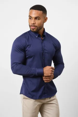 Athletic Fit Signature Shirt 2.0 in French Navy
