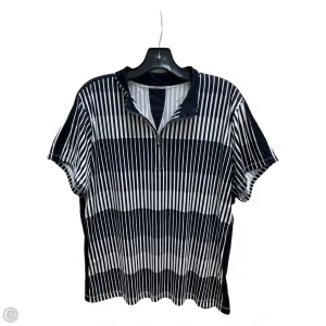 Athletic Top Short Sleeve By Tail In Navy, Size: 2x