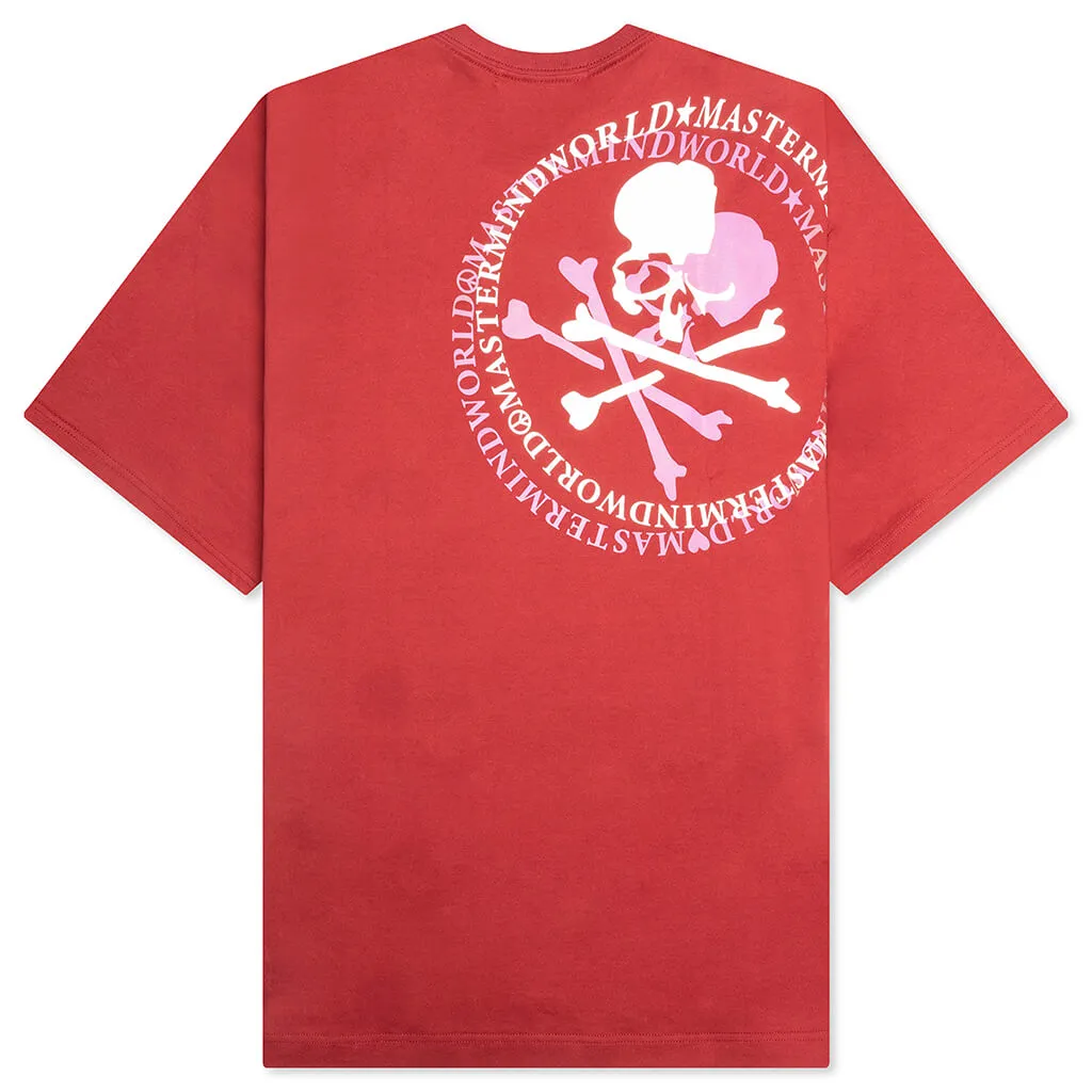 Aurola Knit T-Shirt - Burgundy