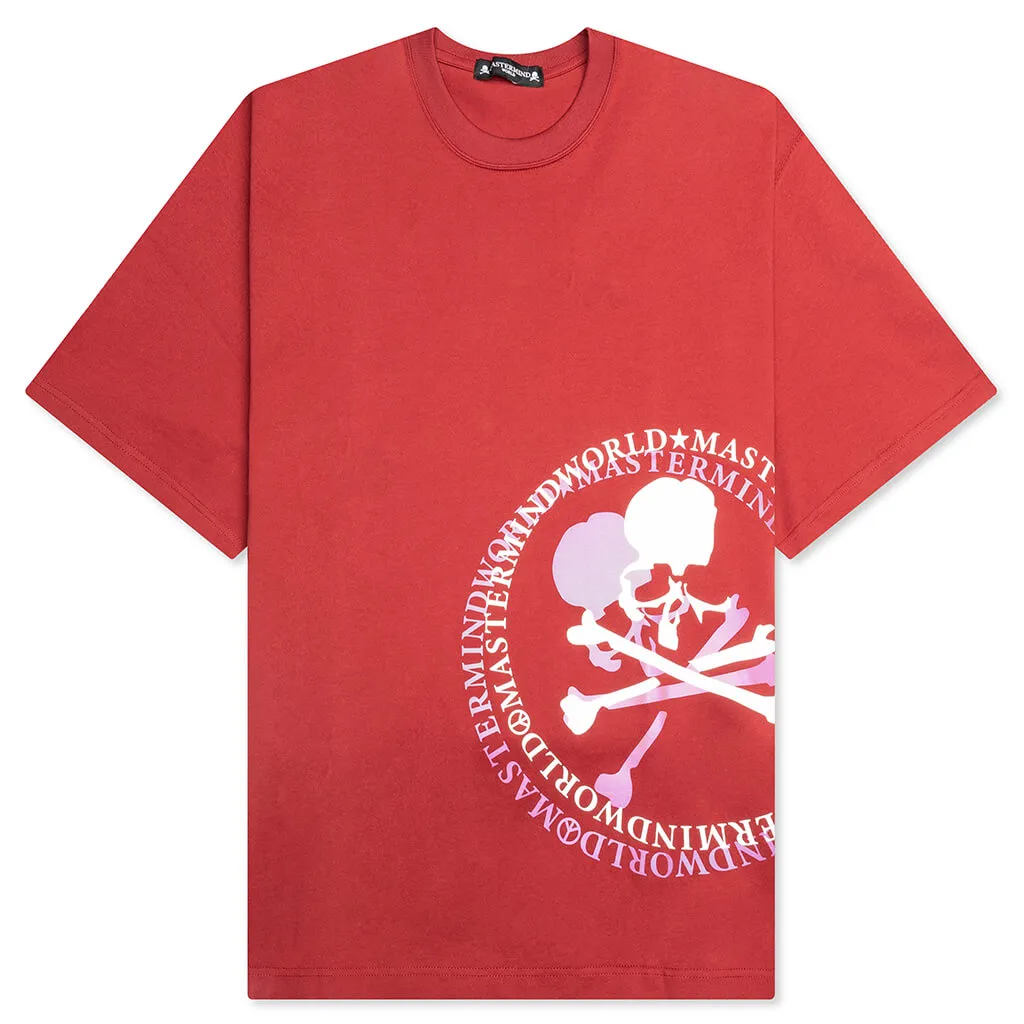 Aurola Knit T-Shirt - Burgundy