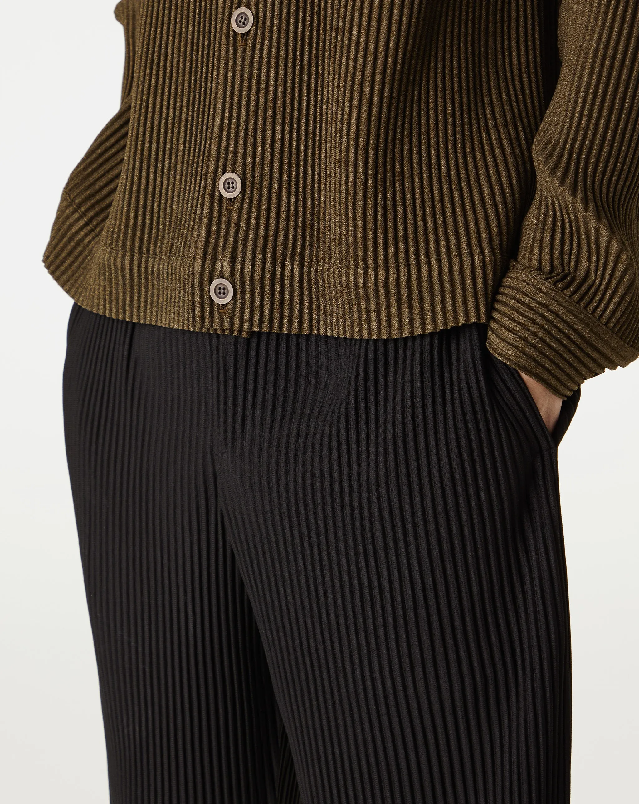 Basic Pleated Pants