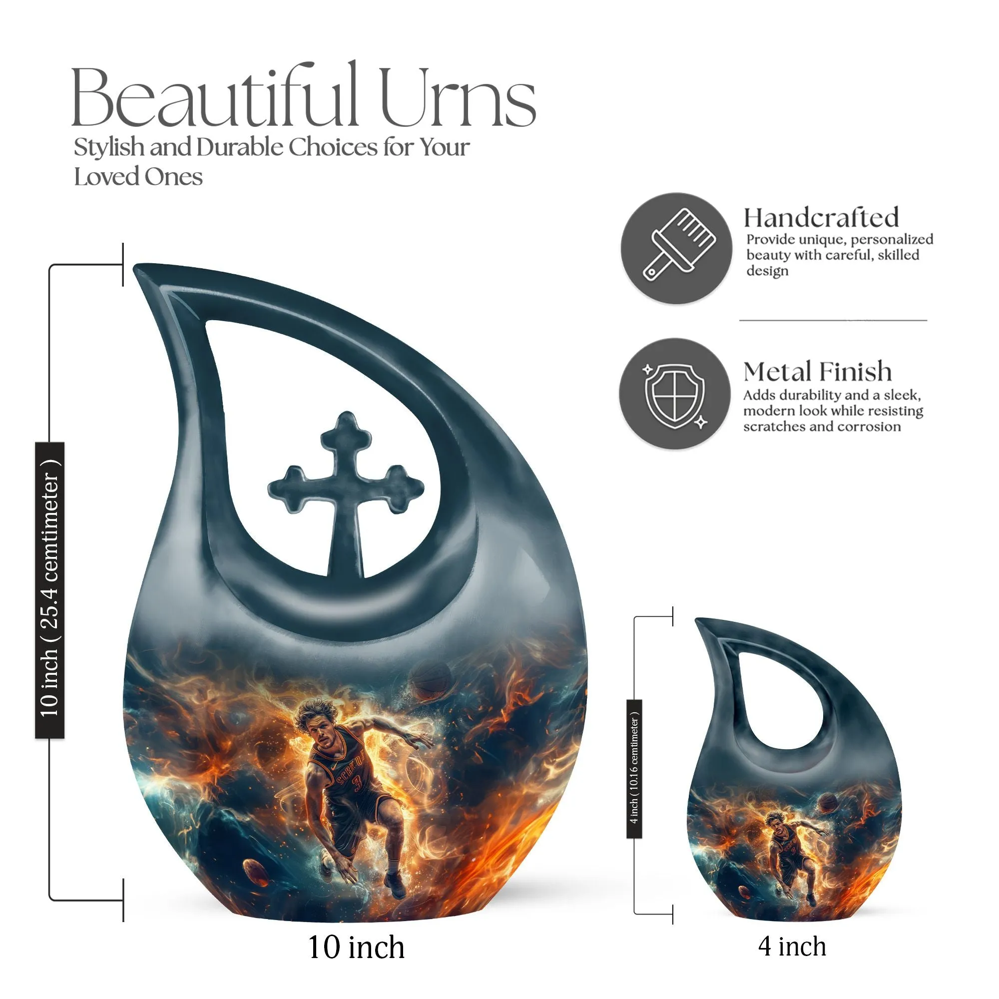 Basketball Cremation Urn - Containers For Cremated Ashes