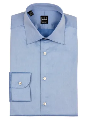Blue Italian Twill Dress Shirt