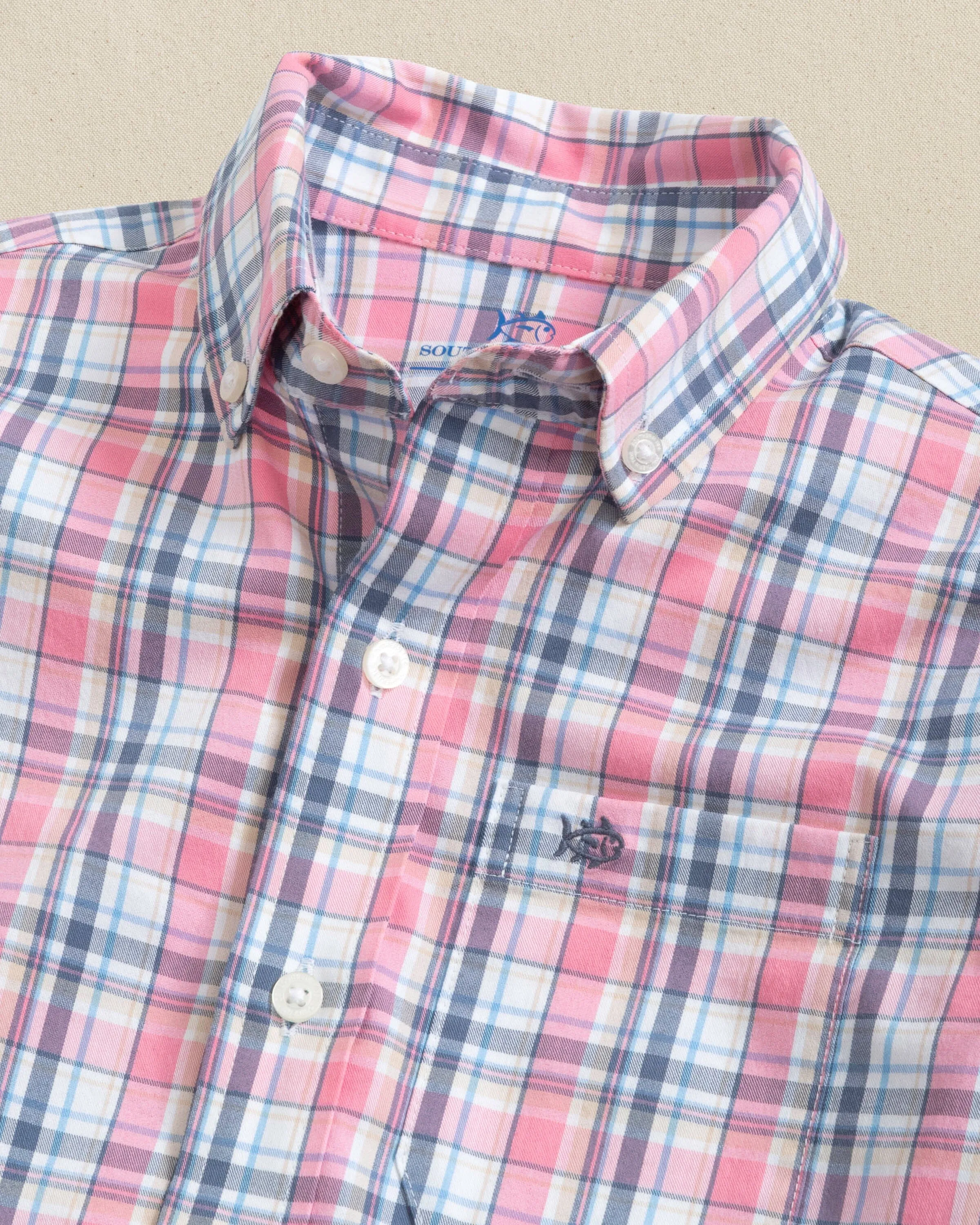 Boys Emerald Shores Coastal Passage Sport Shirt