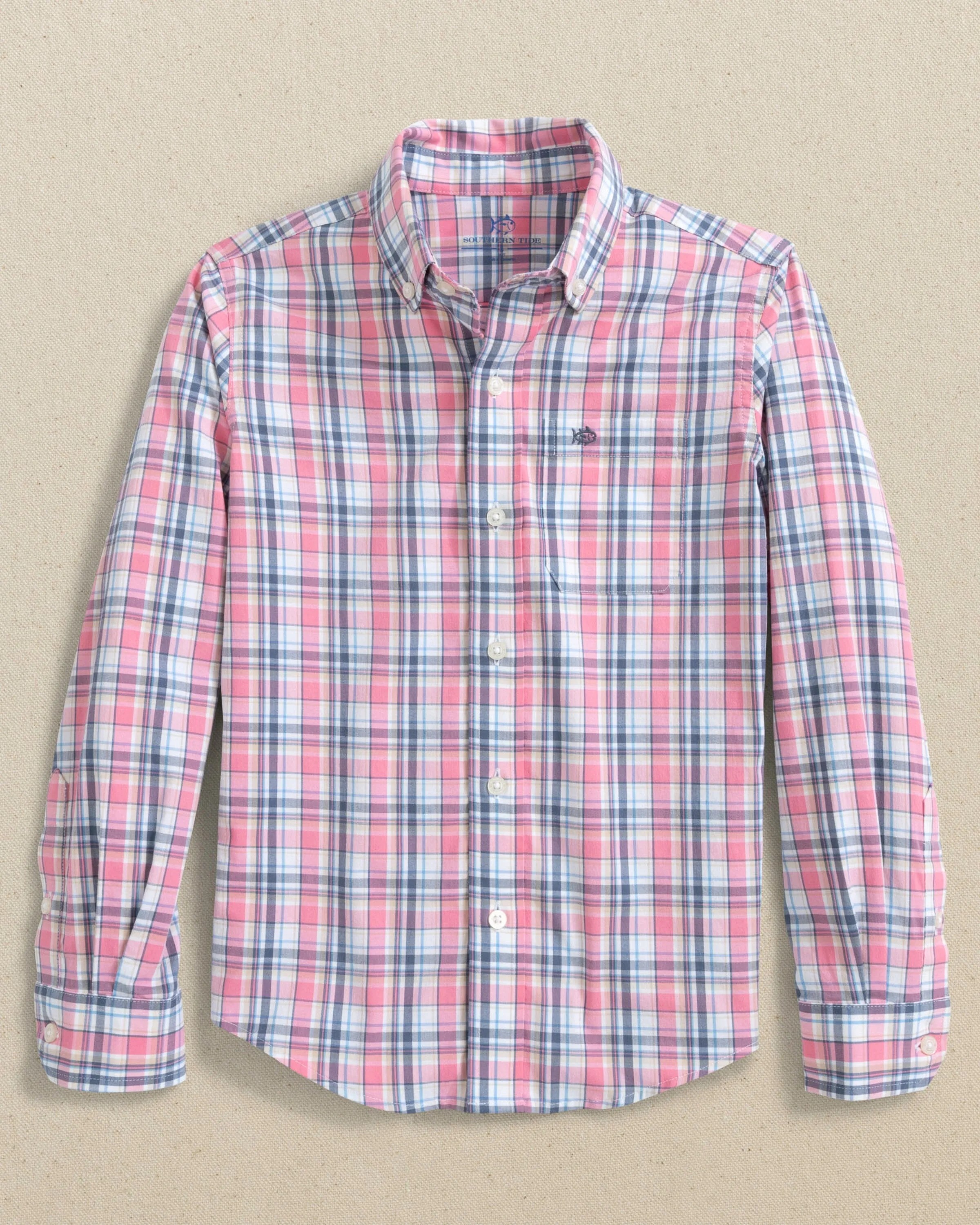 Boys Emerald Shores Coastal Passage Sport Shirt