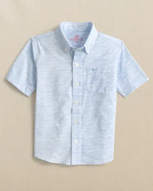 Boys Intercoastal Get In Shipshape Short Sleeve Sport Shirt