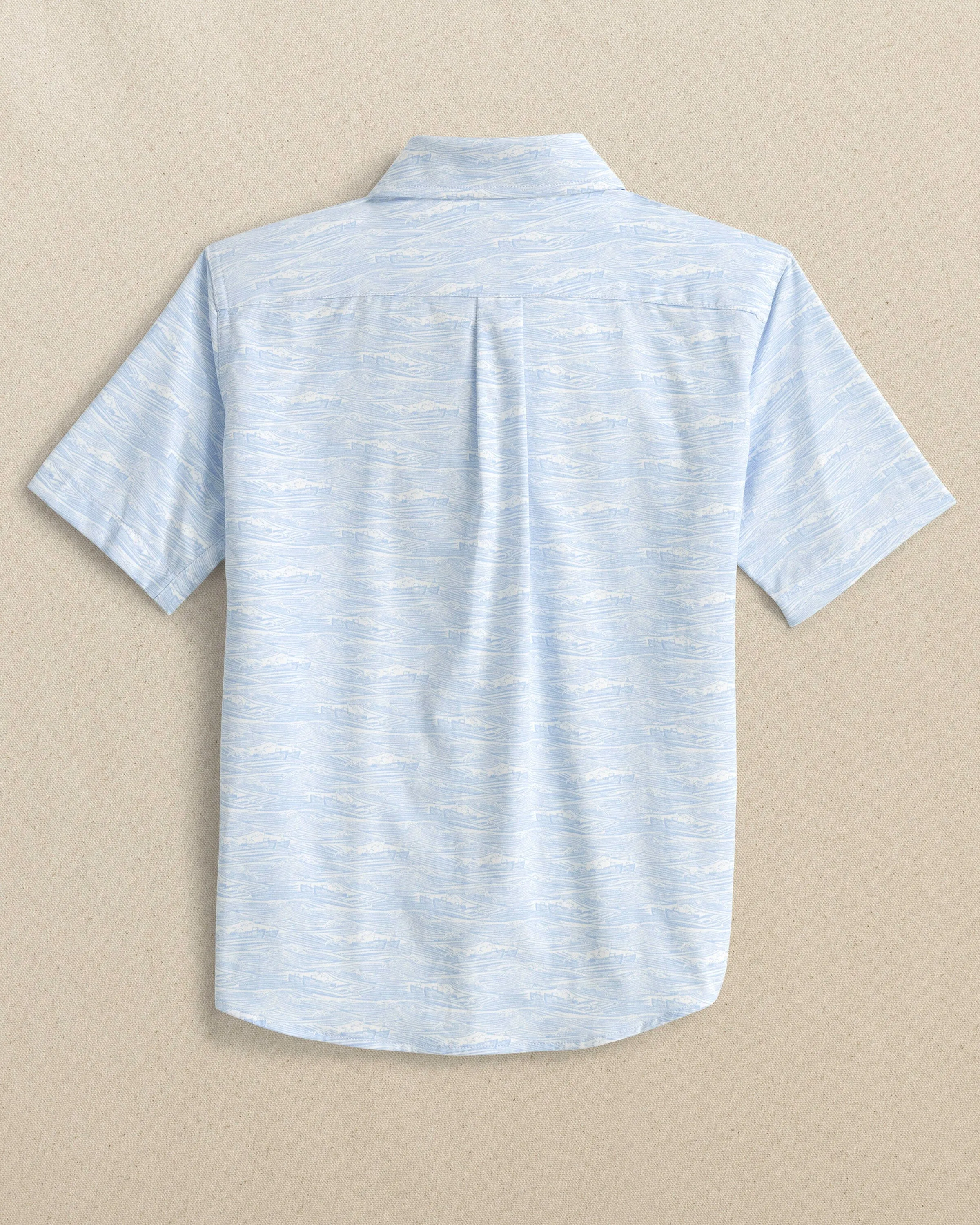 Boys Intercoastal Get In Shipshape Short Sleeve Sport Shirt