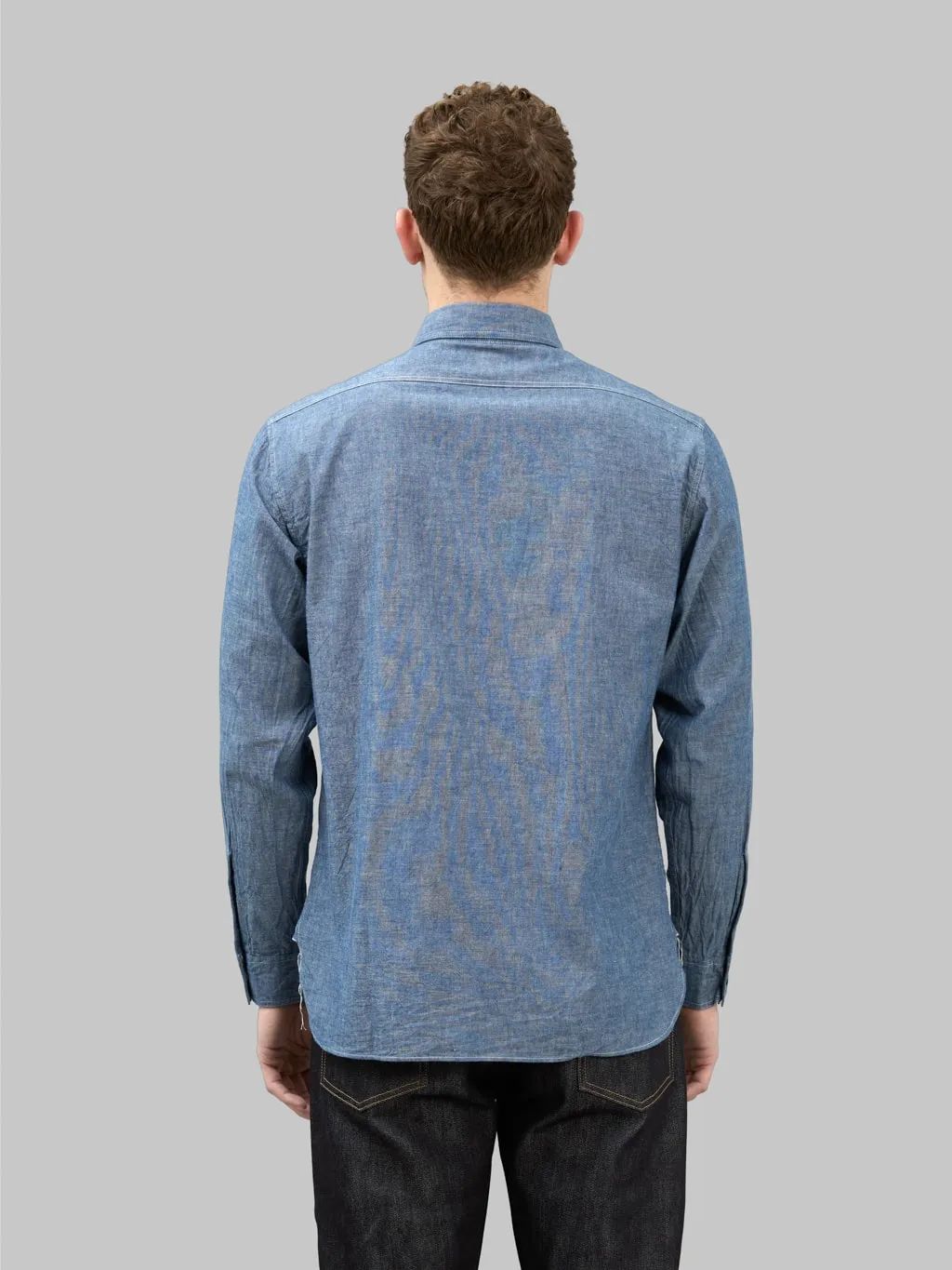 Buzz Rickson's BR25995 Blue Chambray Work Shirt