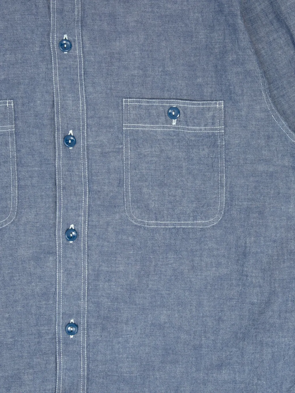 Buzz Rickson's BR25995 Blue Chambray Work Shirt
