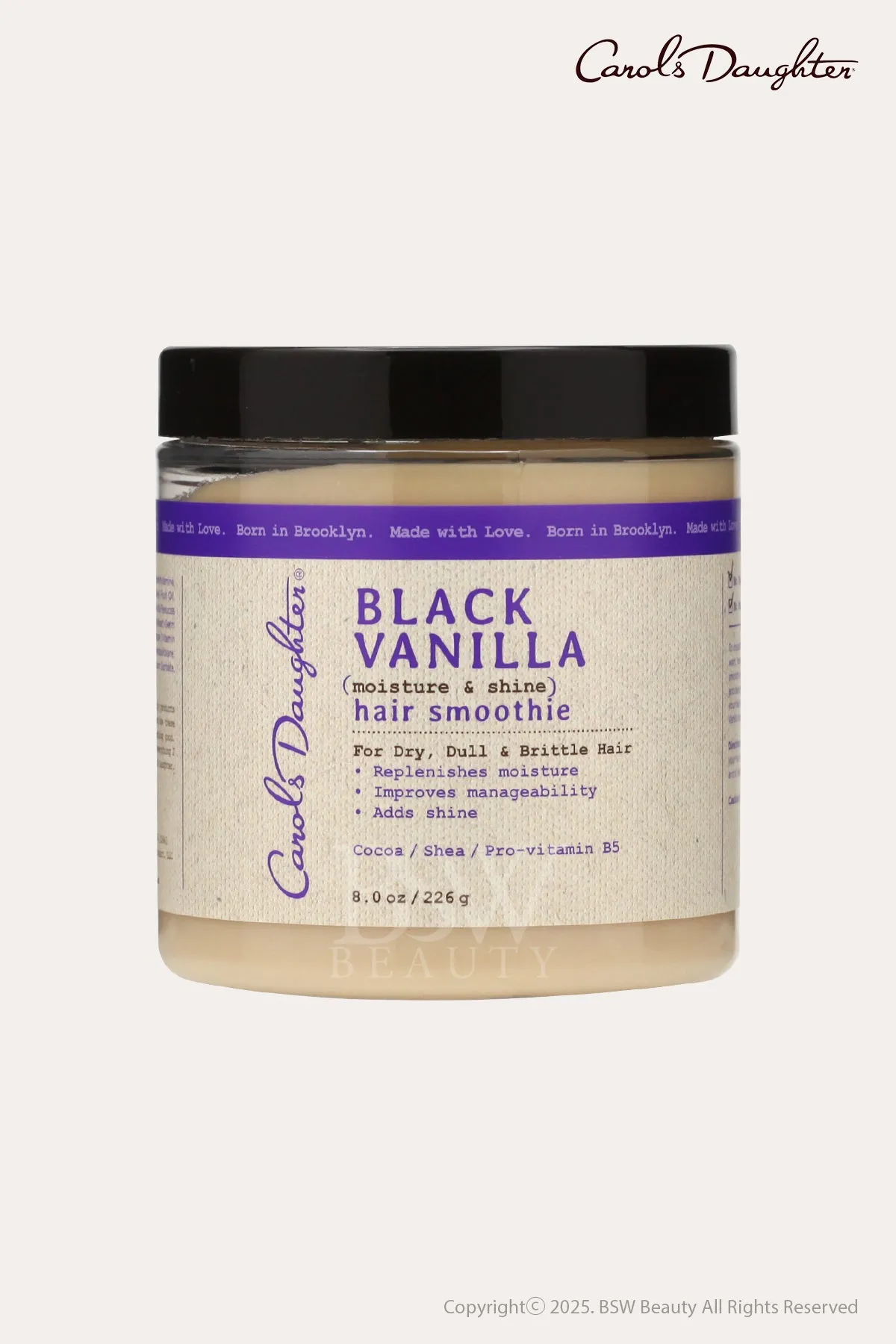 CAROLS DAUGHTER BLACK VANILLA MOISTURE & SHINE HAIR SMOOTHIE 8oz