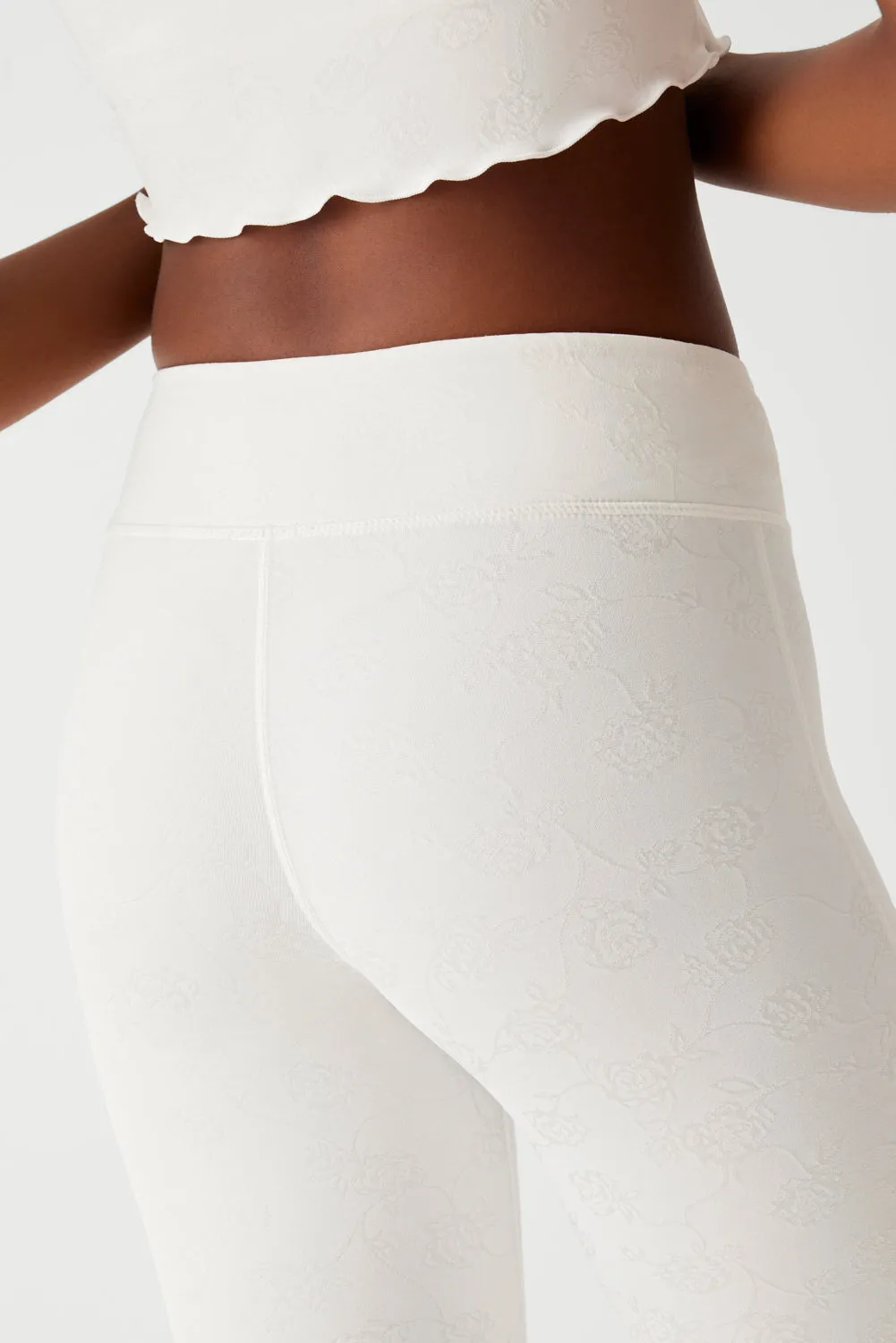 Clementine Low Waist Flare Legging - Moon Flower