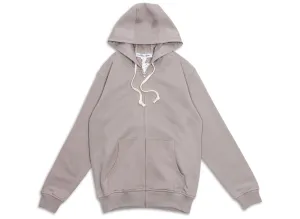 Comme des Garçons SHIRT Essential Zip Up Hoodie in Grey xld