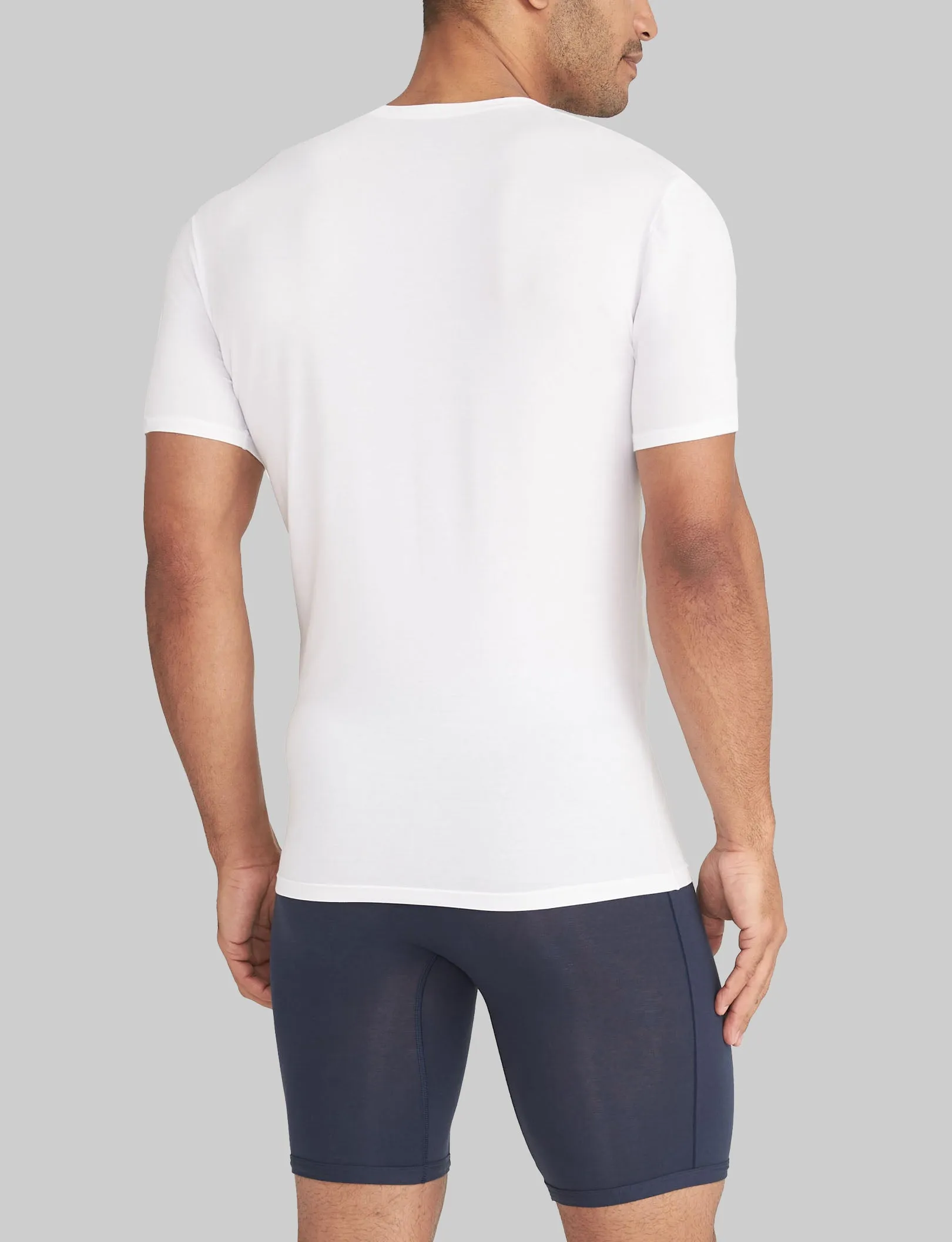 Cool Cotton Crew Neck Stay-Tucked Undershirt (3-Pack)