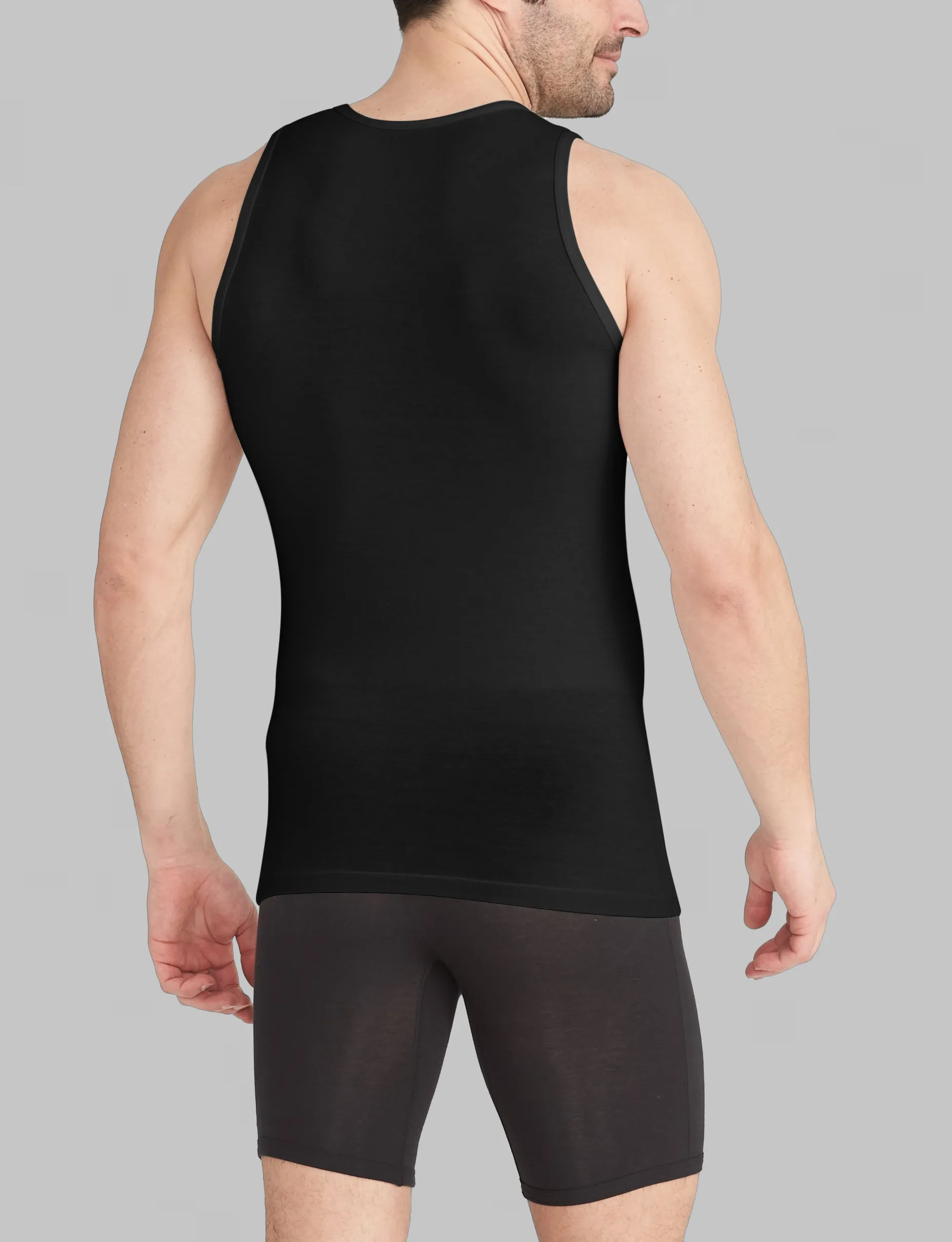Cool Cotton Tank Stay-Tucked Undershirt (3-Pack)
