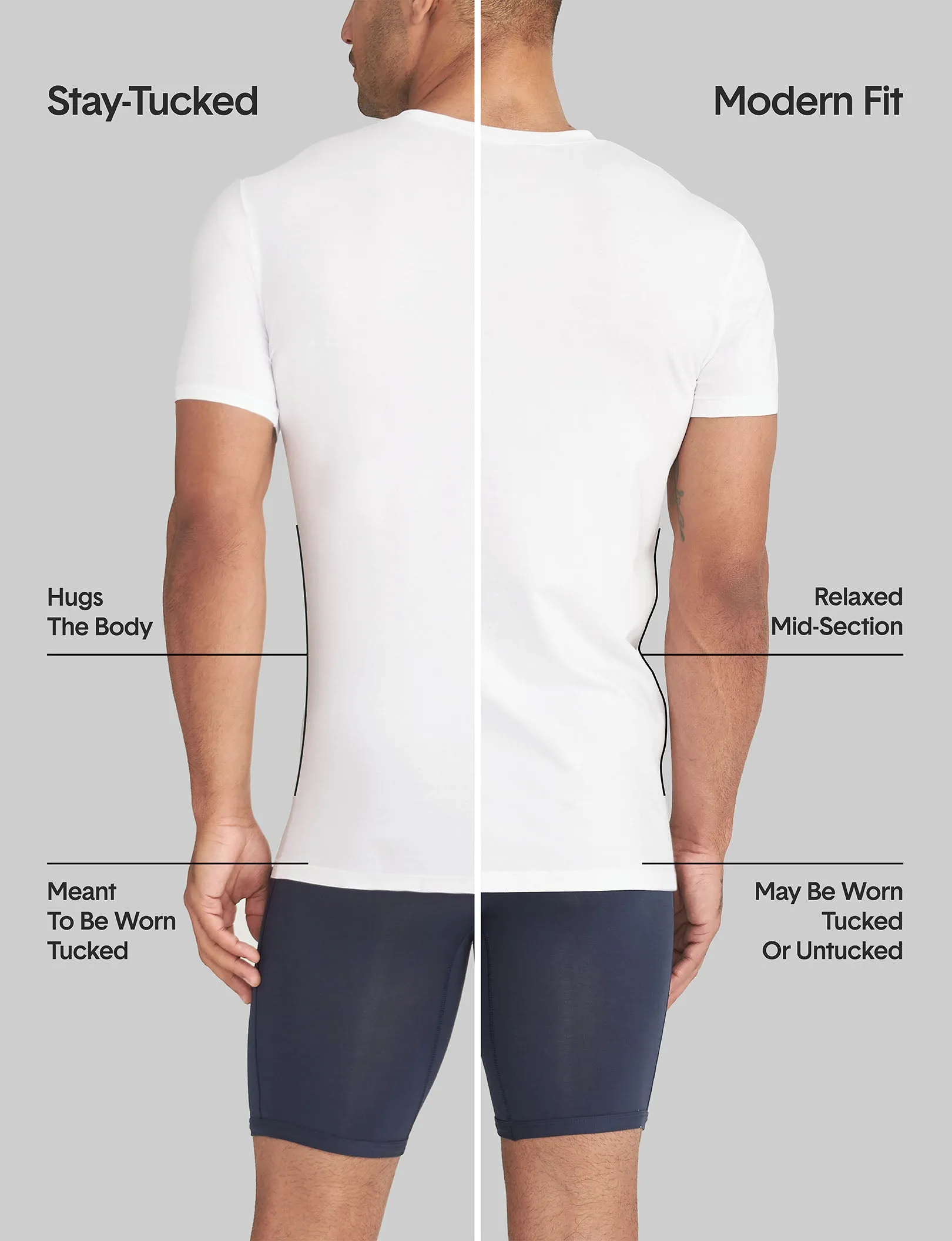 Cool Cotton Tank Stay-Tucked Undershirt (3-Pack)