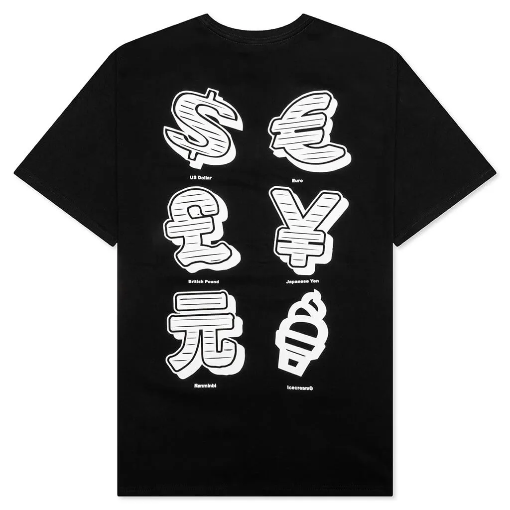 Currency S/S Tee - Black