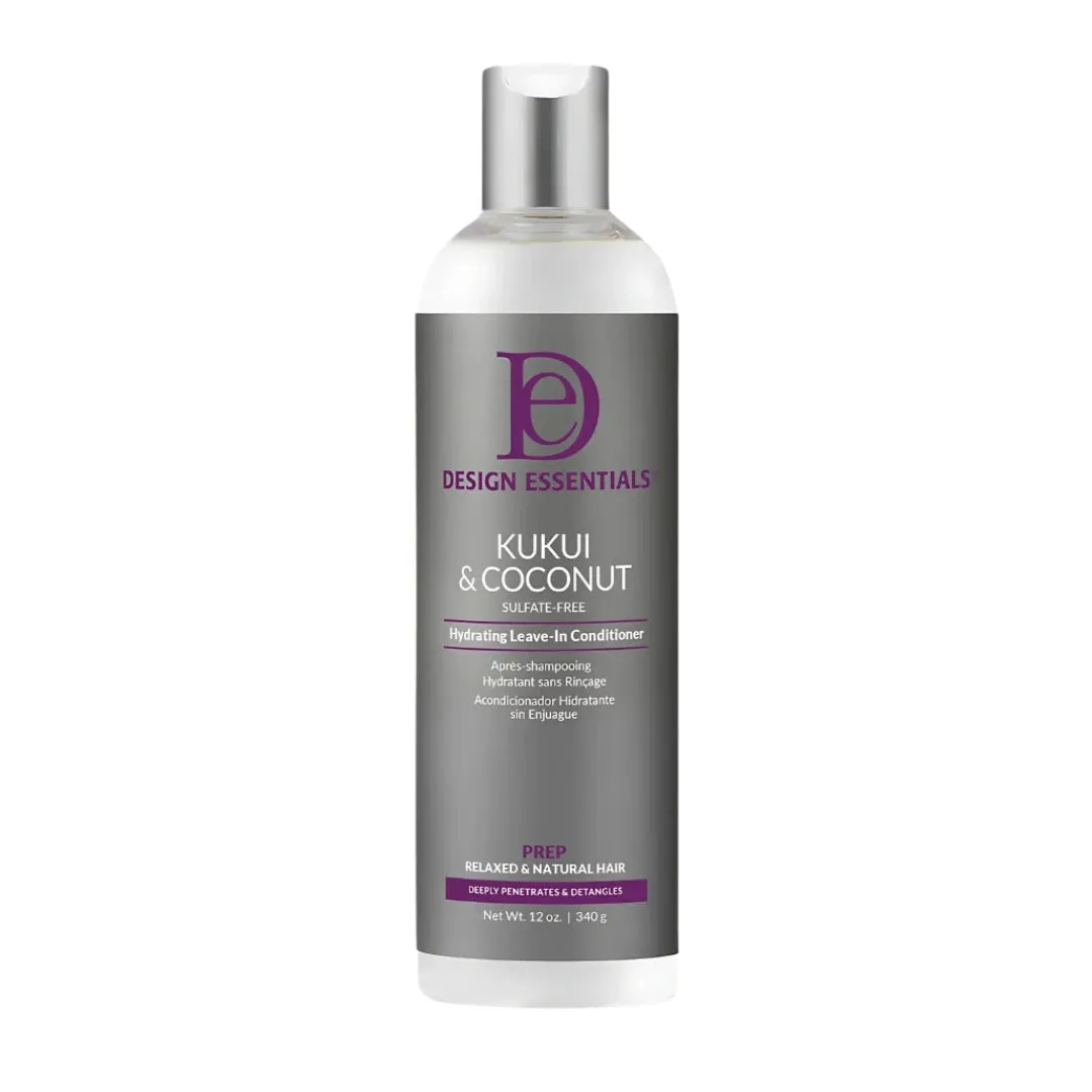 Design Essentials Kukui & Coconut Hydrating Leave-In Conditioner - 12 oz