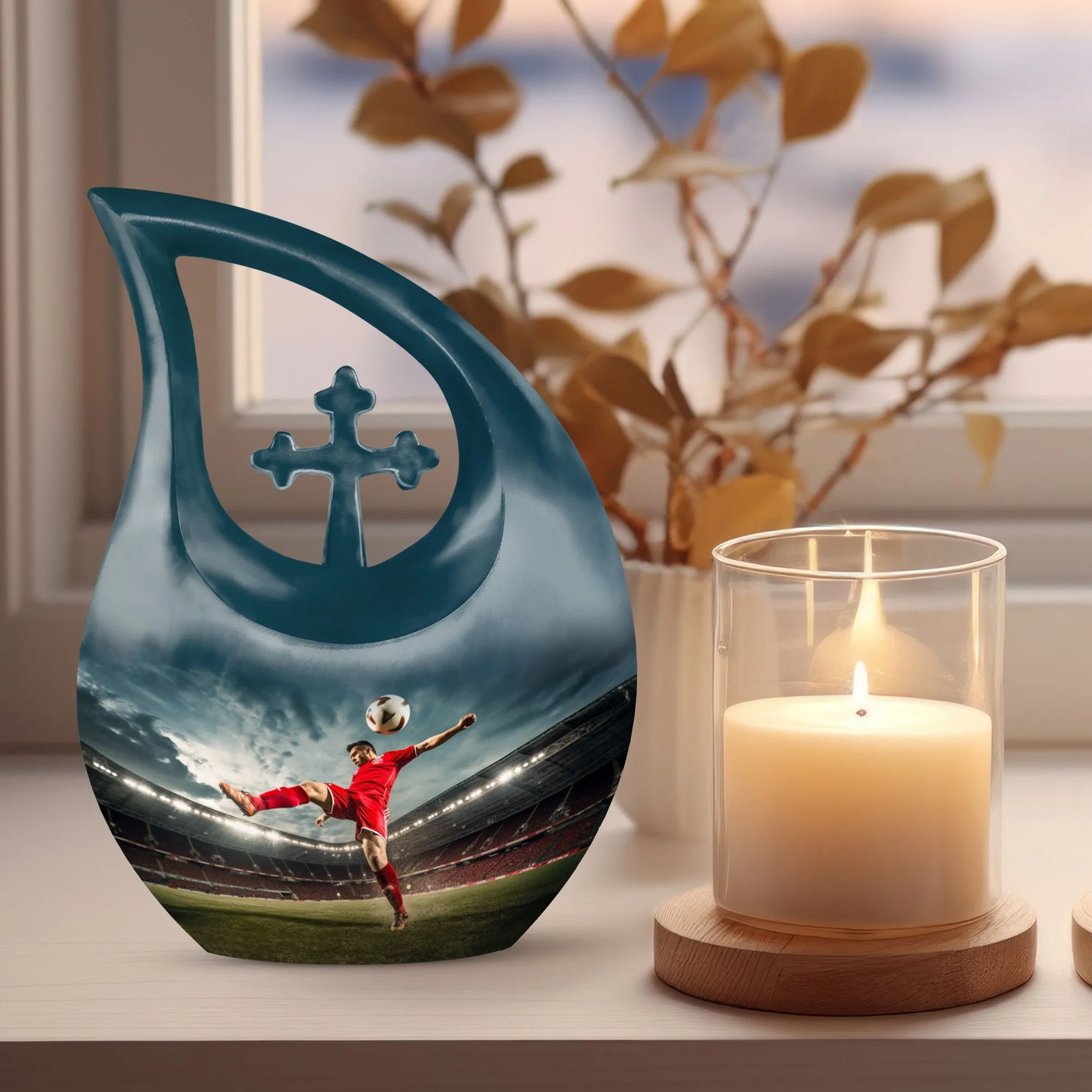 Discounted Memento Football Urn – A feel of Forever Love