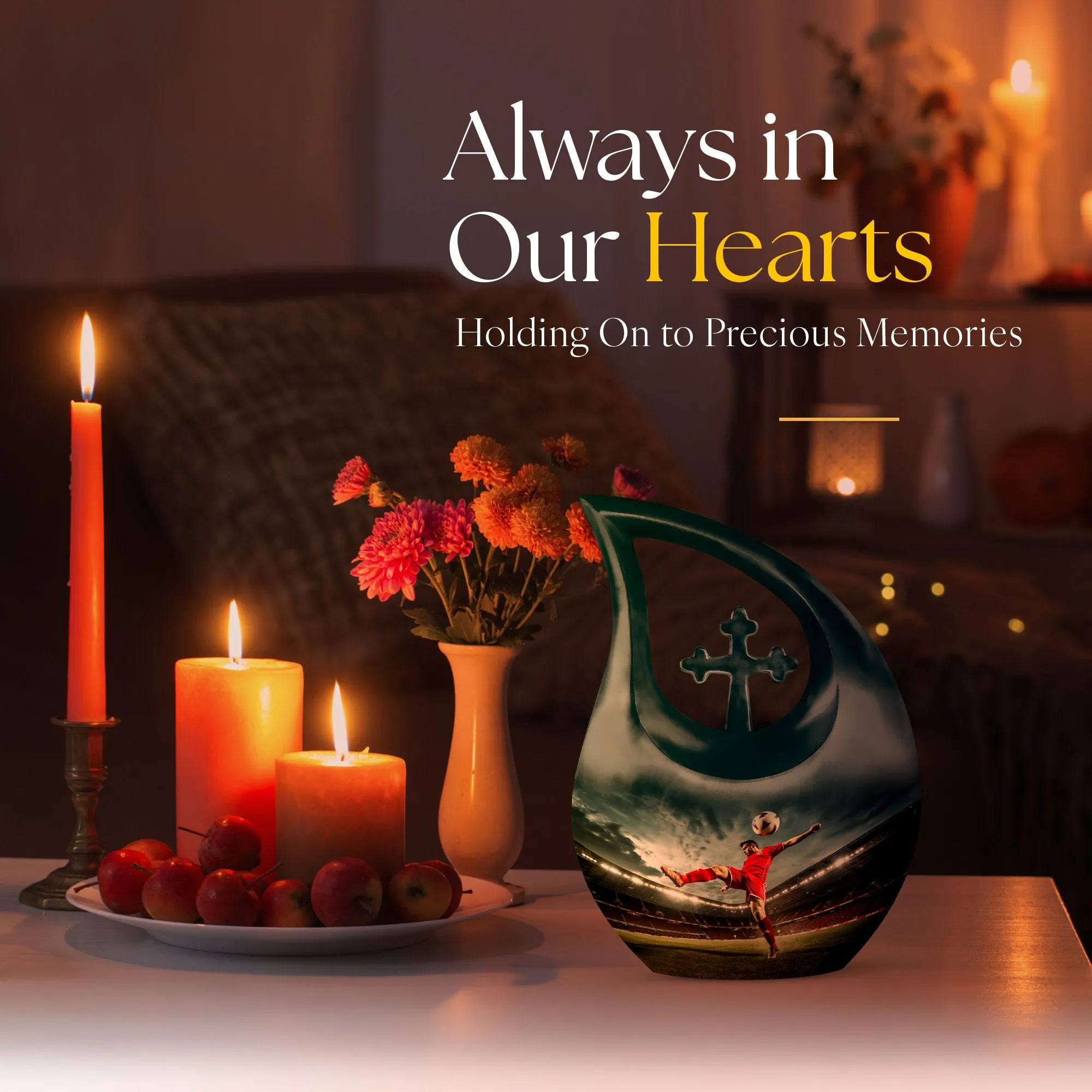 Discounted Memento Football Urn – A feel of Forever Love