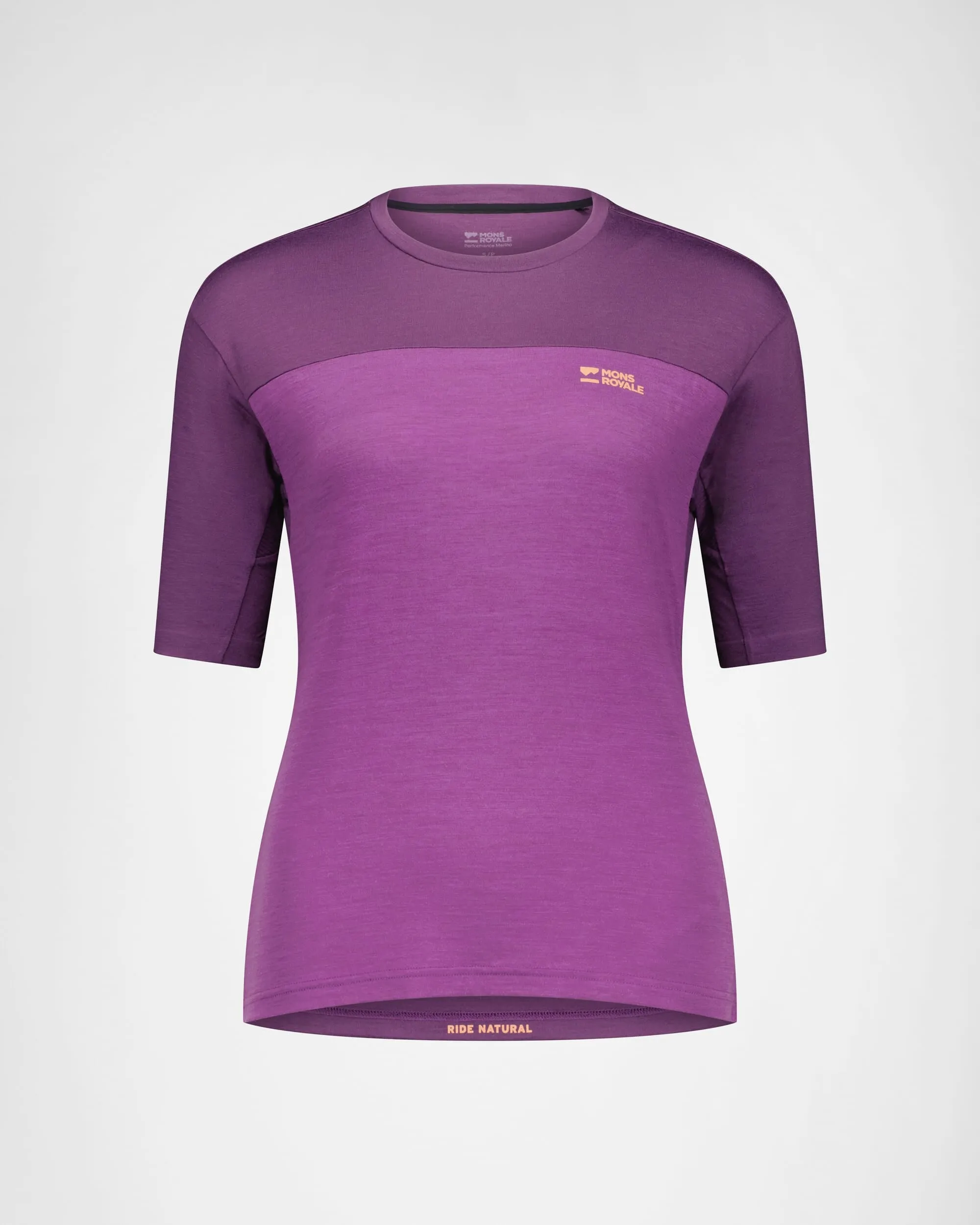 Diversion Merino Bike Jersey Short Sleeve - Ultraviolet / Boysenberry