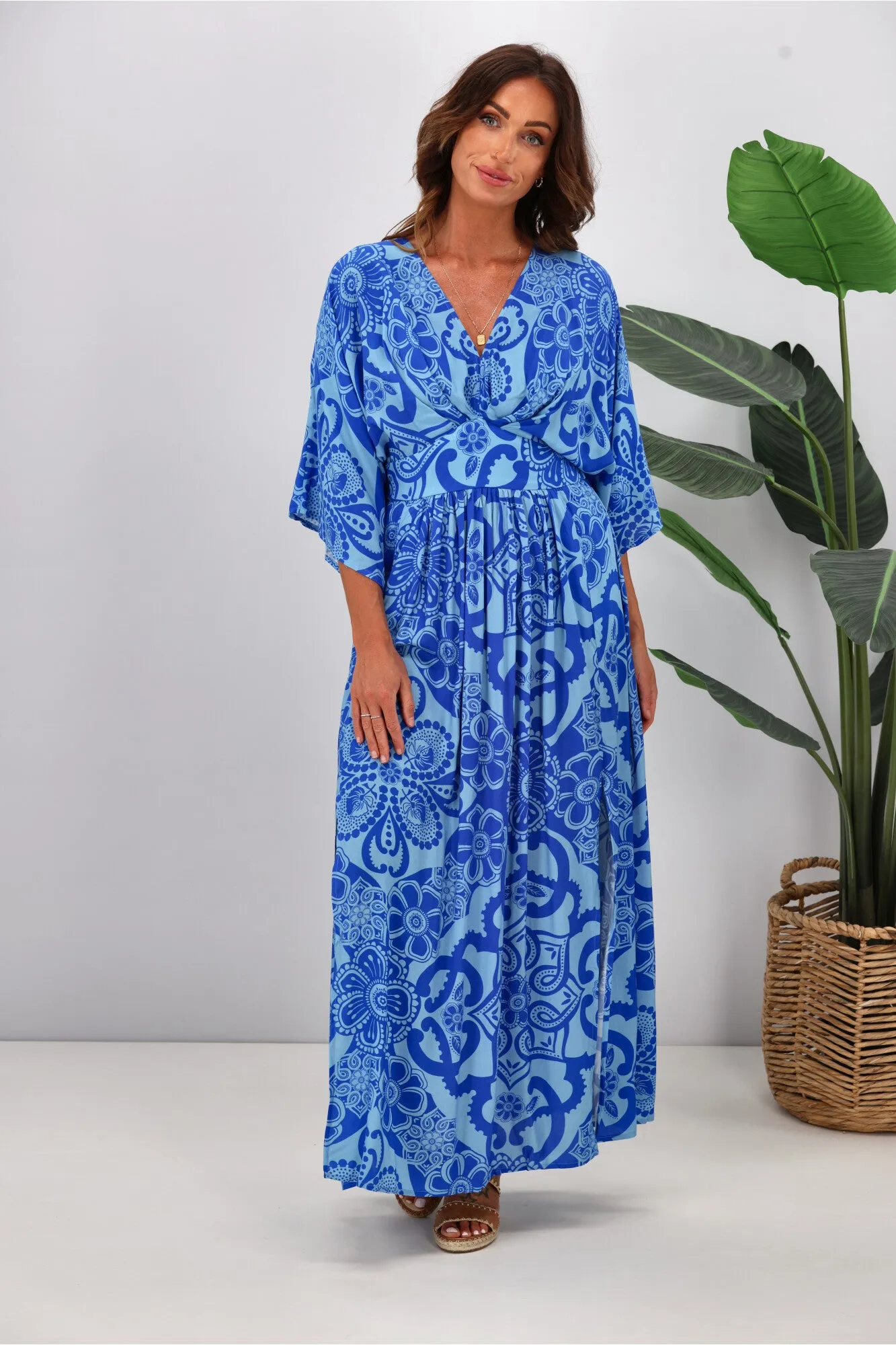Dreamcatcher Florence Midi Dress Blue