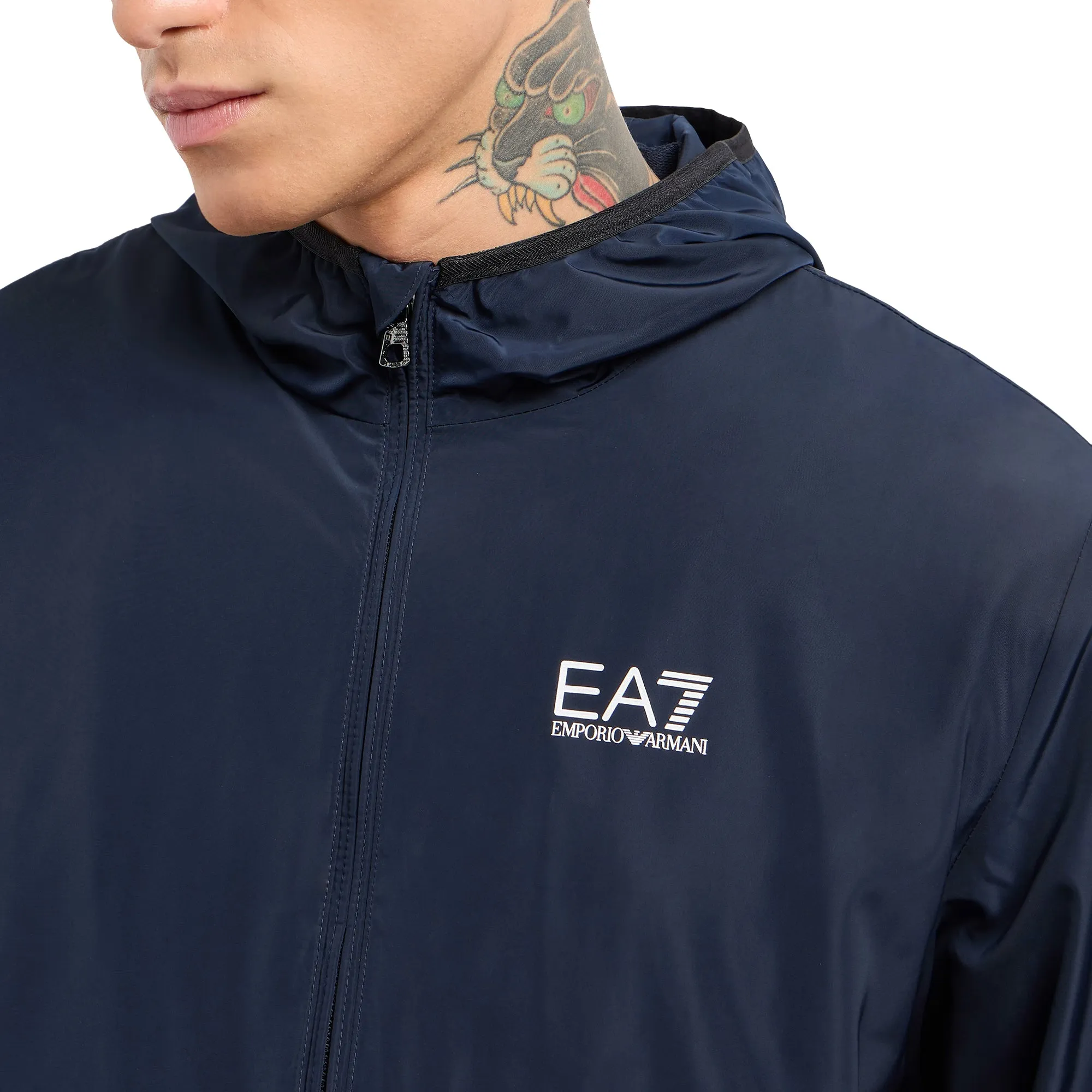 Emporio Armani EA7 Core Hooded Bomber Jacket