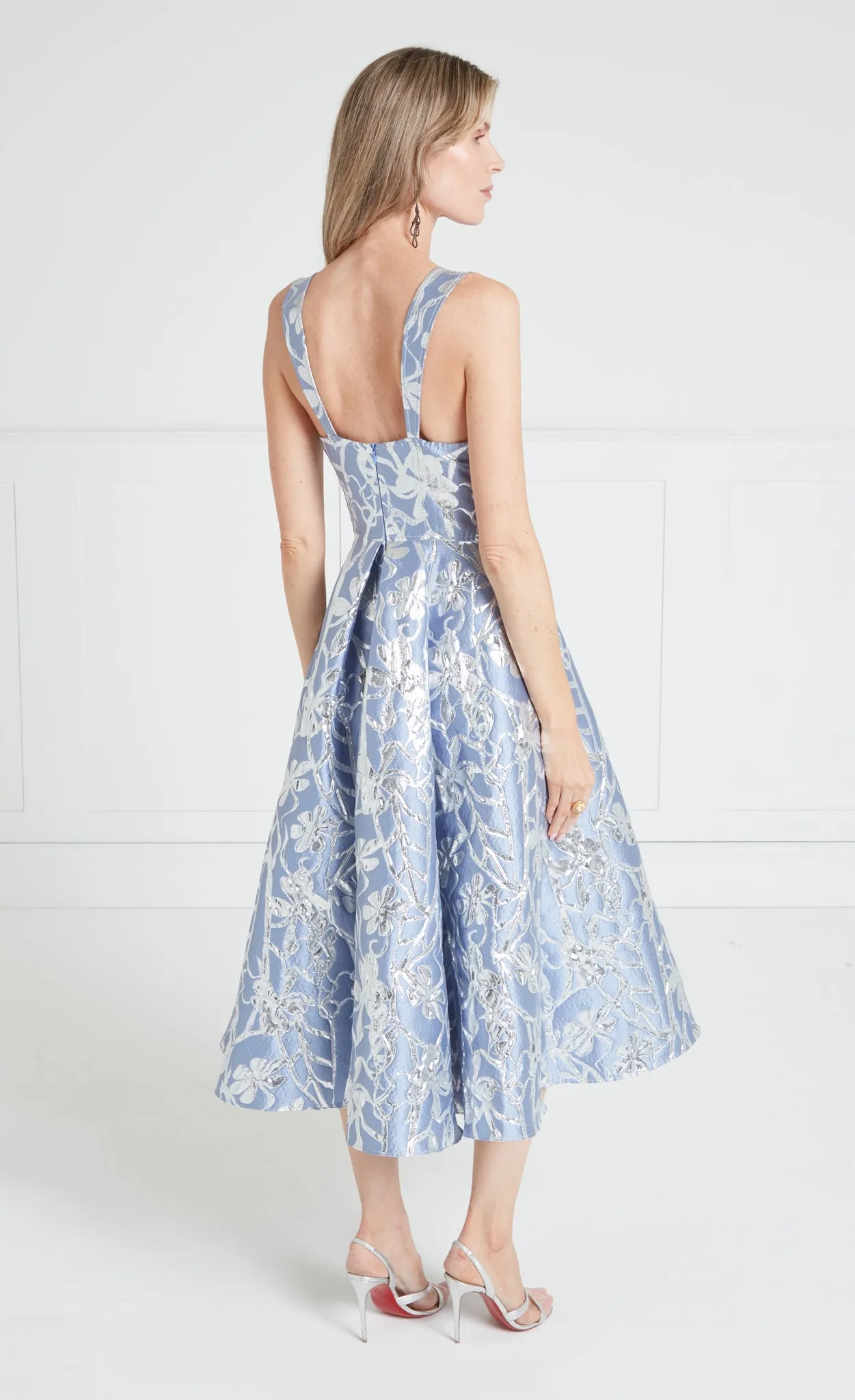 Frankel Strappy Dress - Ice Blue