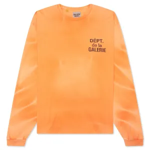 French L/S Tee - Bright Orange