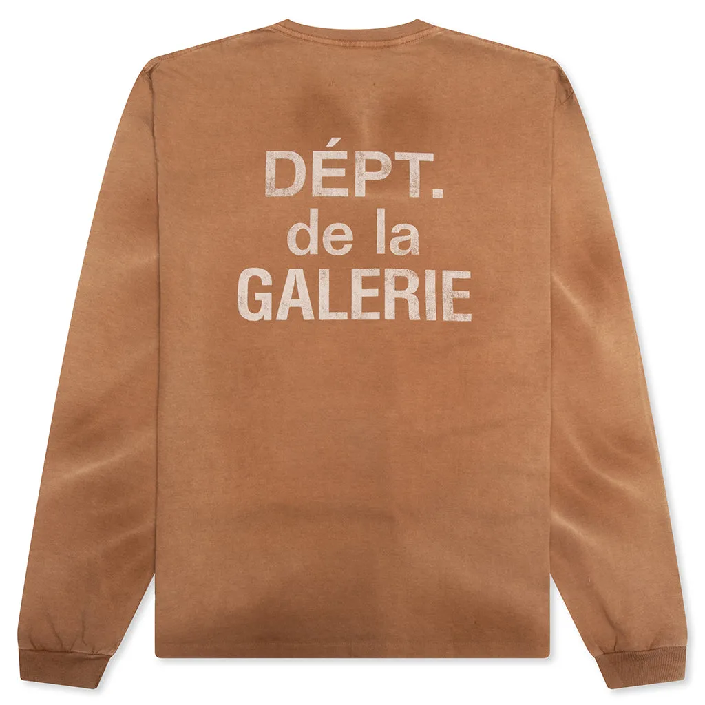 French L/S Tee - Cocoa