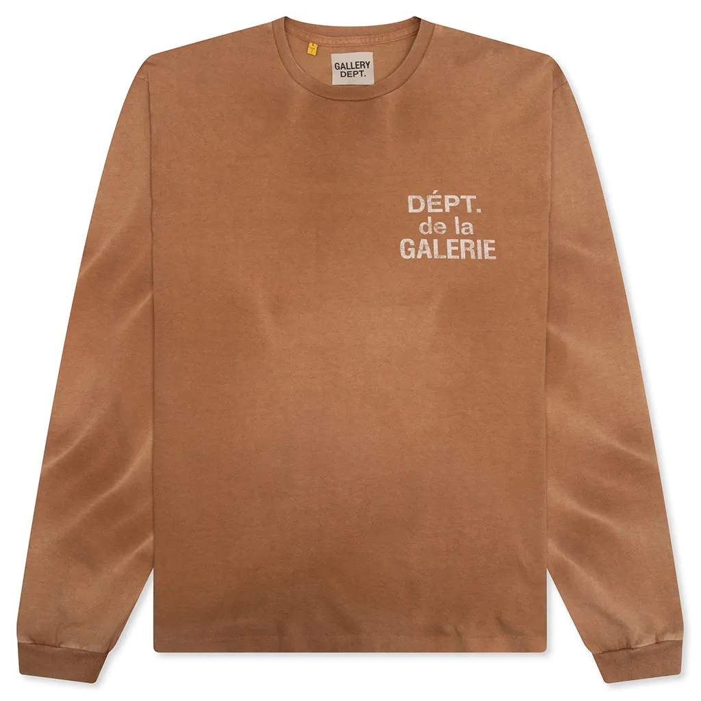 French L/S Tee - Cocoa