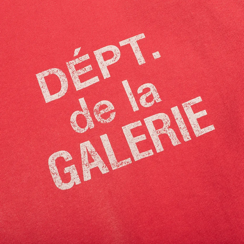 French L/S Tee - Red
