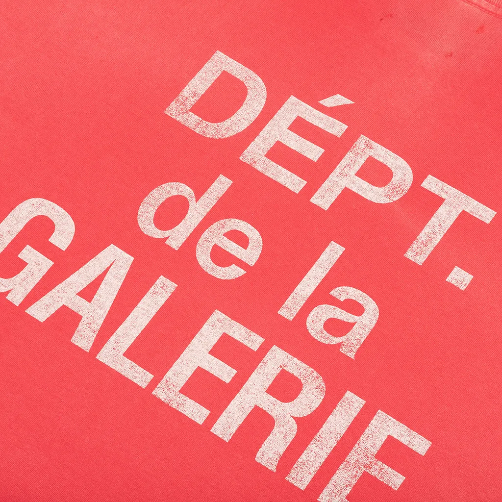 French L/S Tee - Red