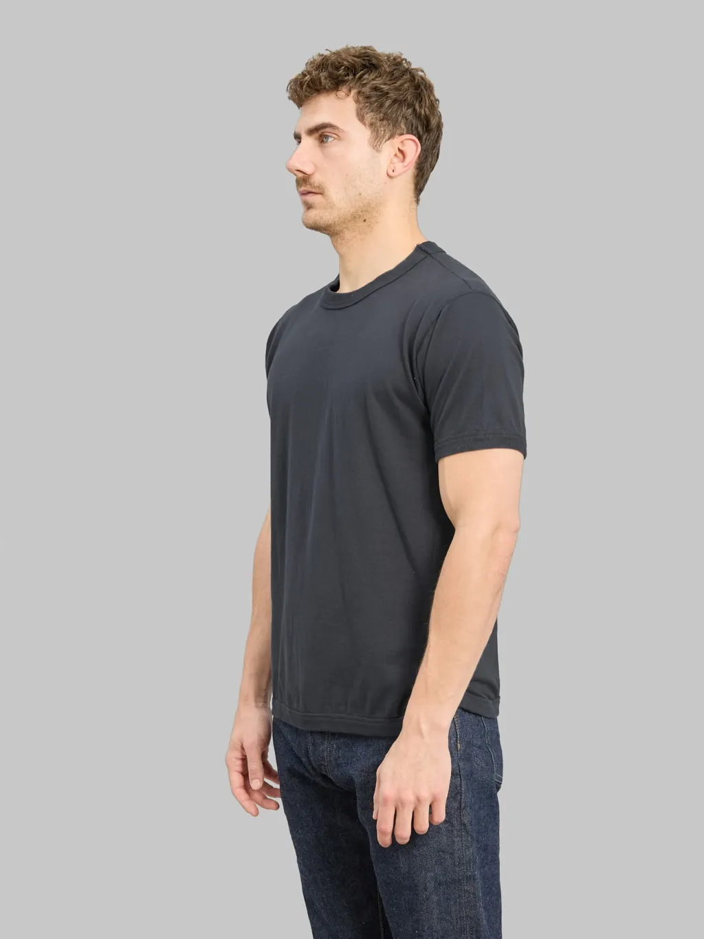 Fullcount 5222 Flat Seam Heavyweight T-Shirt Black